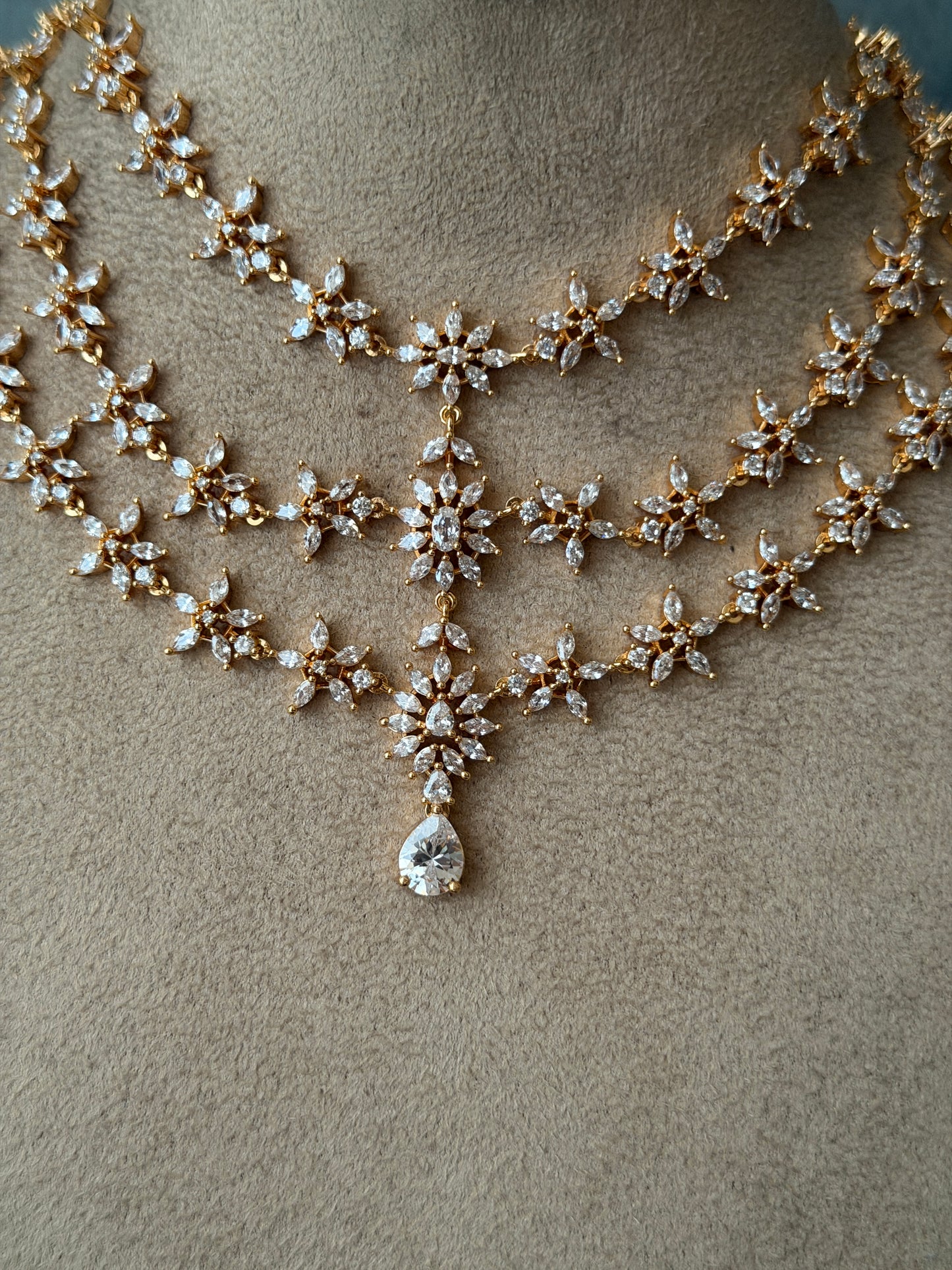 Rosaleena AD Layered Necklace