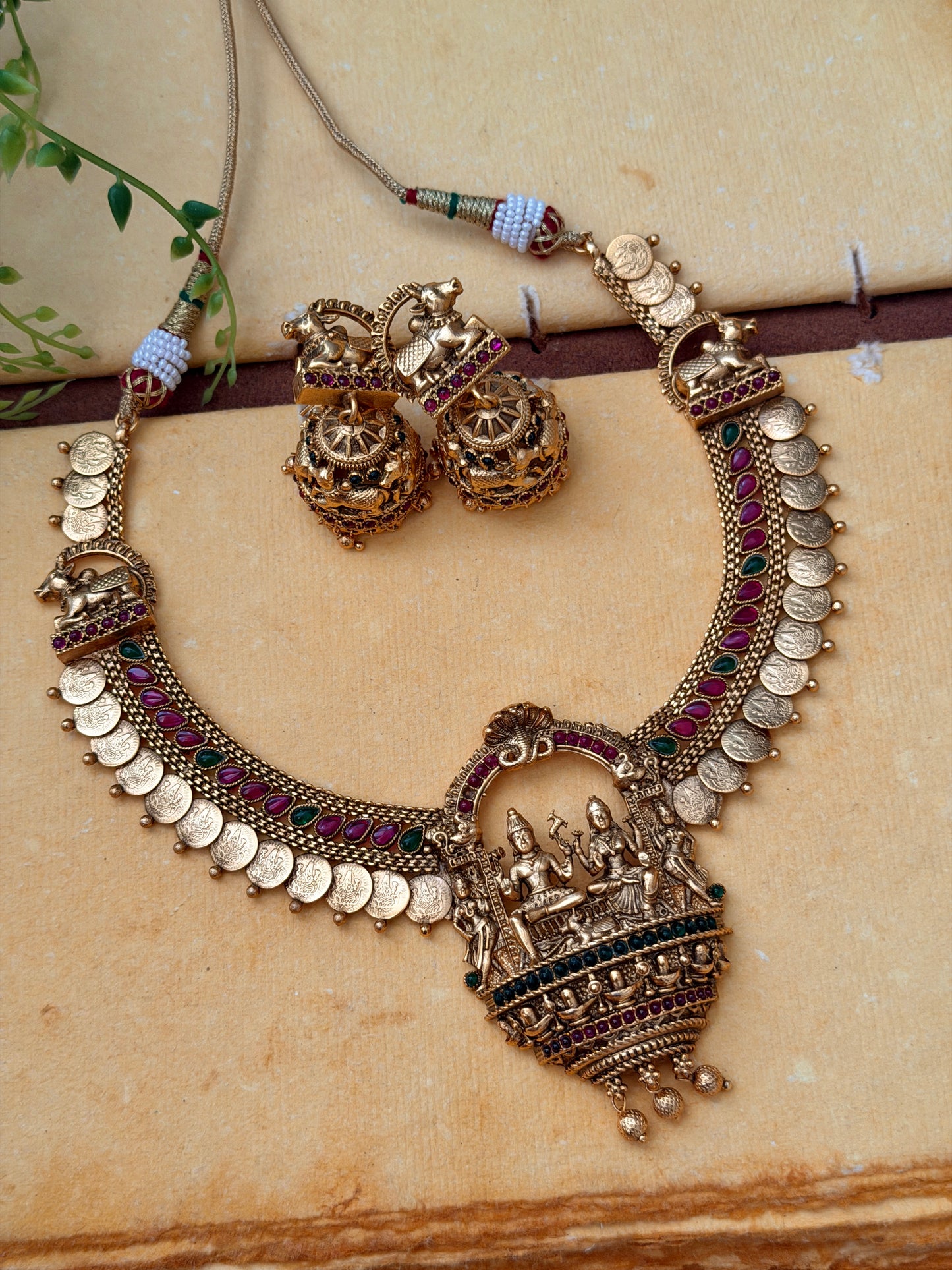 Shivadham Kaashu Gopuram Necklace