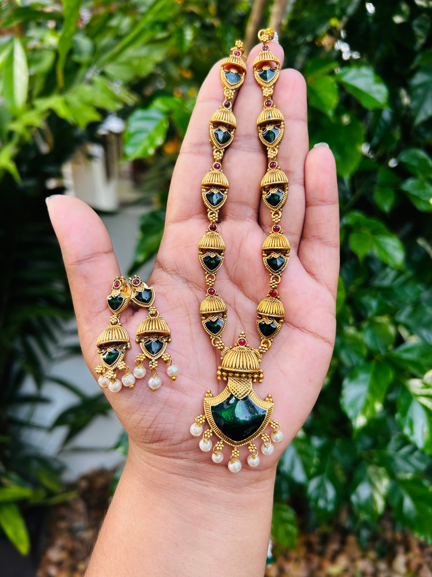Umbrella Palakka Necklace