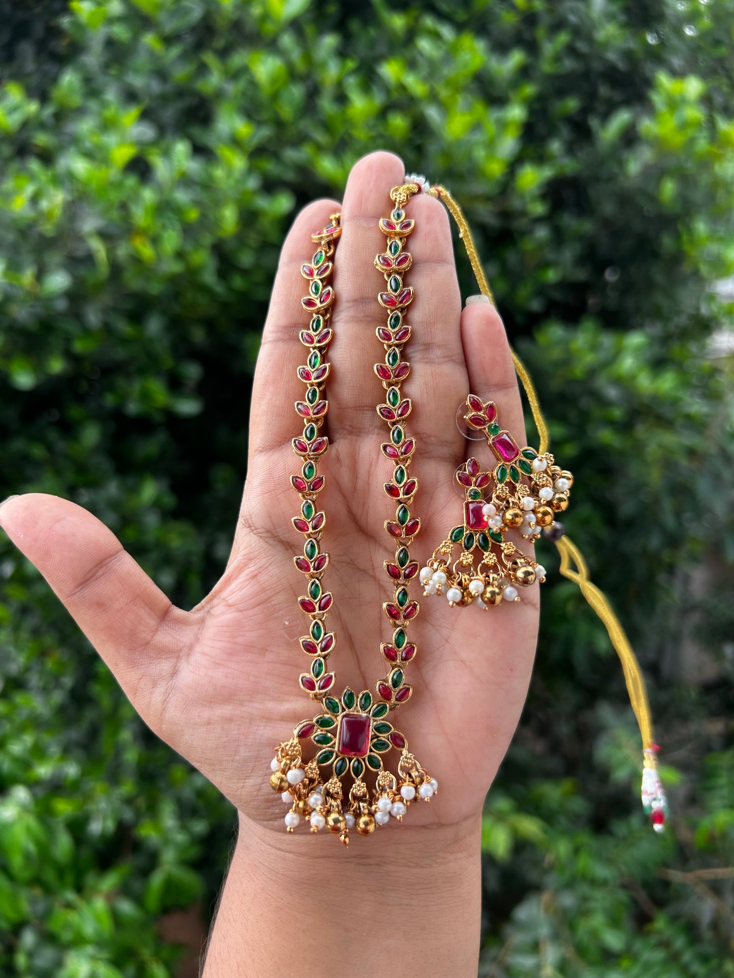 Mix Kempu Sufi Necklace