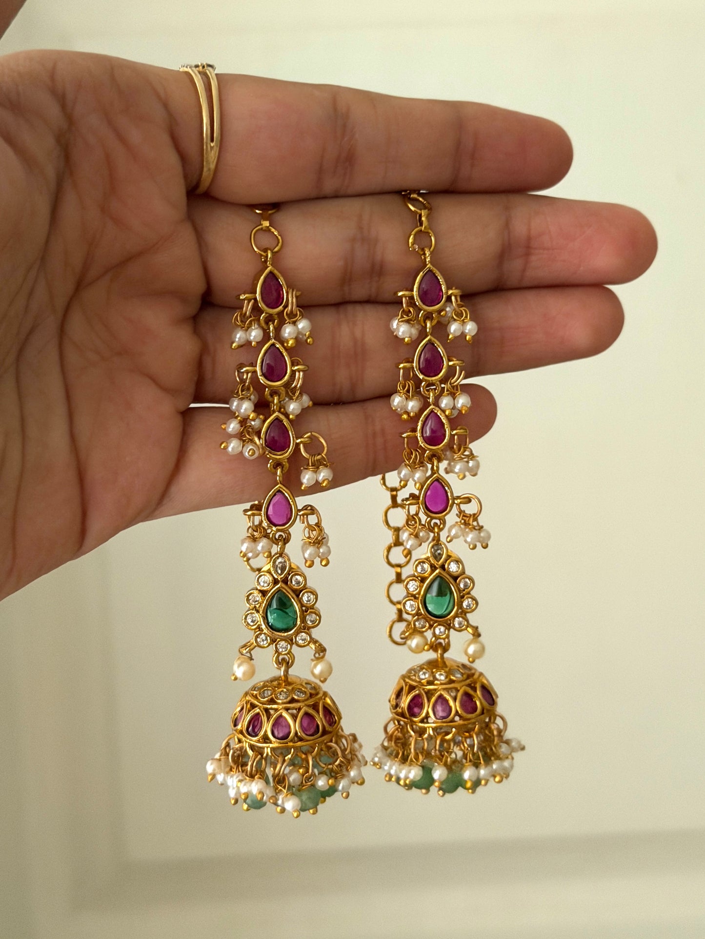 Rishithya Jhumka with Mattal
