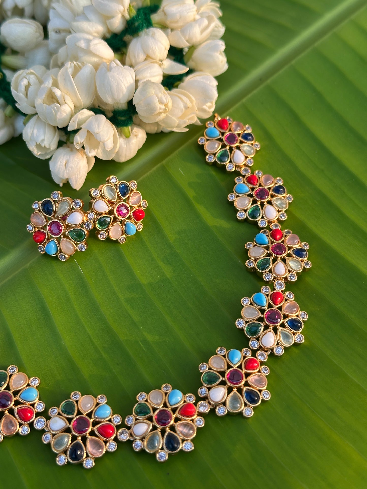 Premium Navaratna Necklace