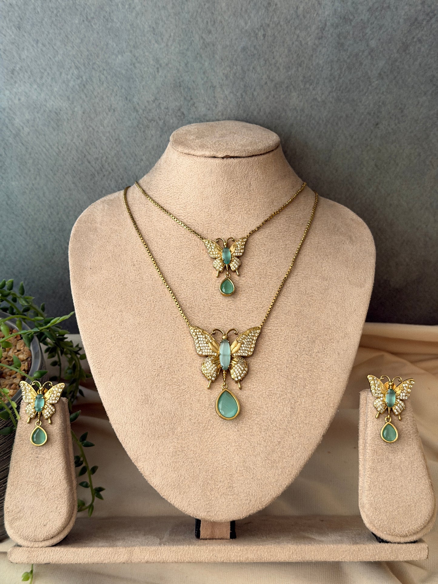 Papillion Dual Layer Necklace