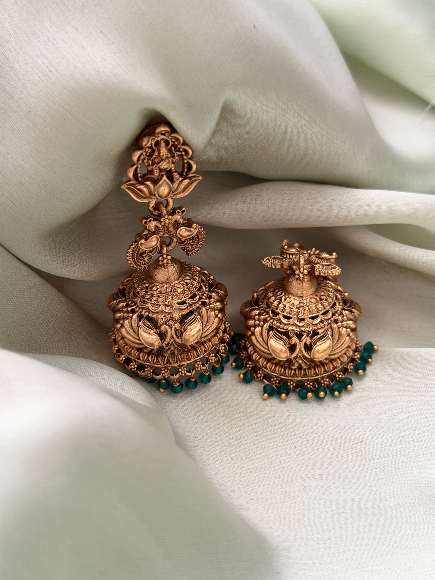 Vajram Bridal Jhumkas