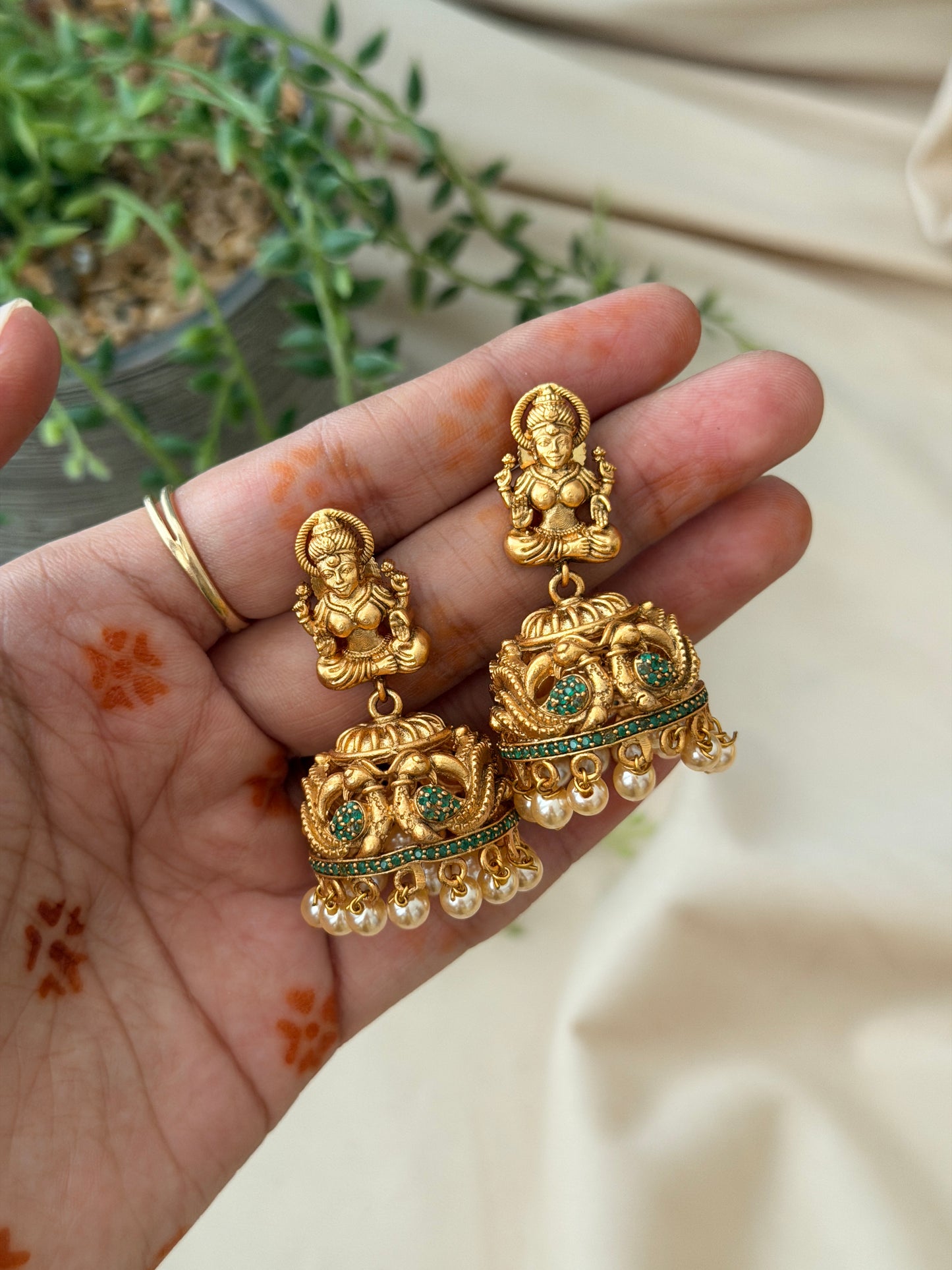 Antique AD x Azura Jhumkas