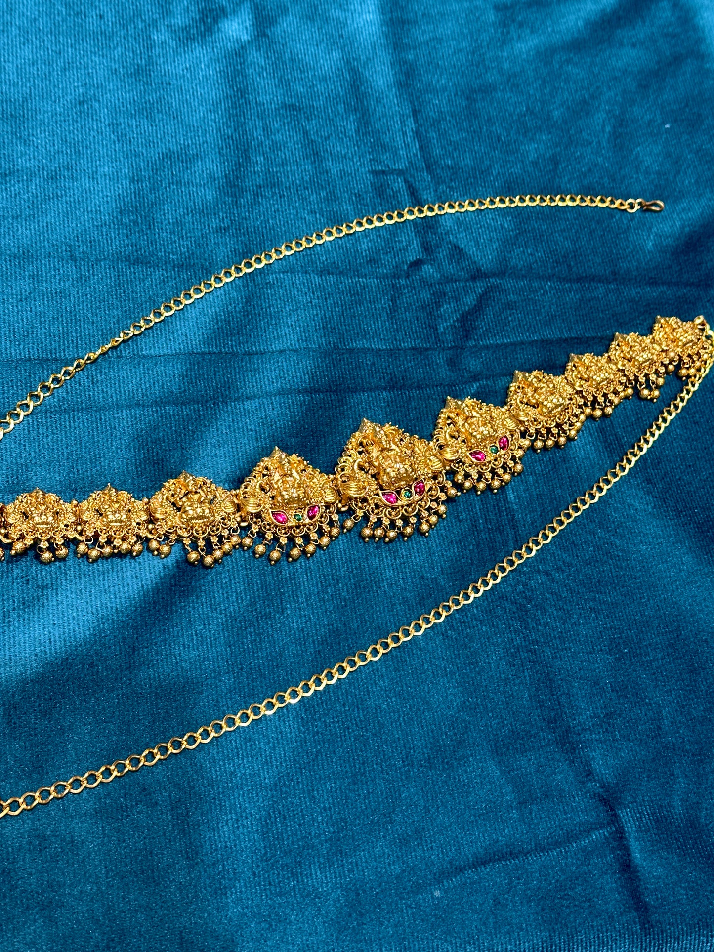 Premium Lakshmi Jadau Hipchain