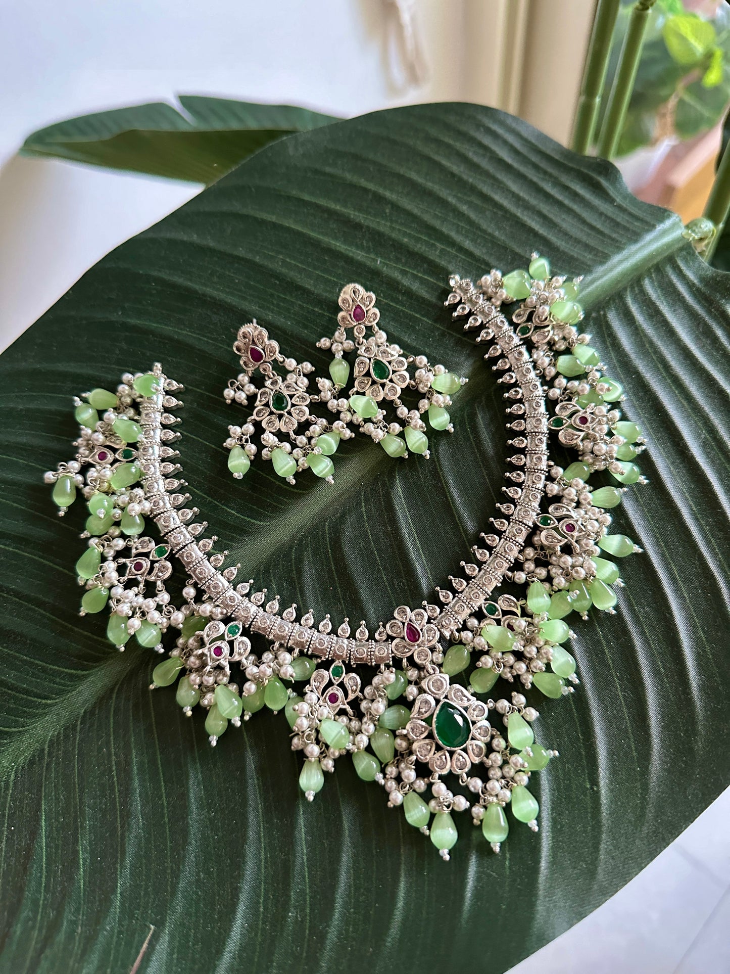 Silver Guttapusalu with pastel beads