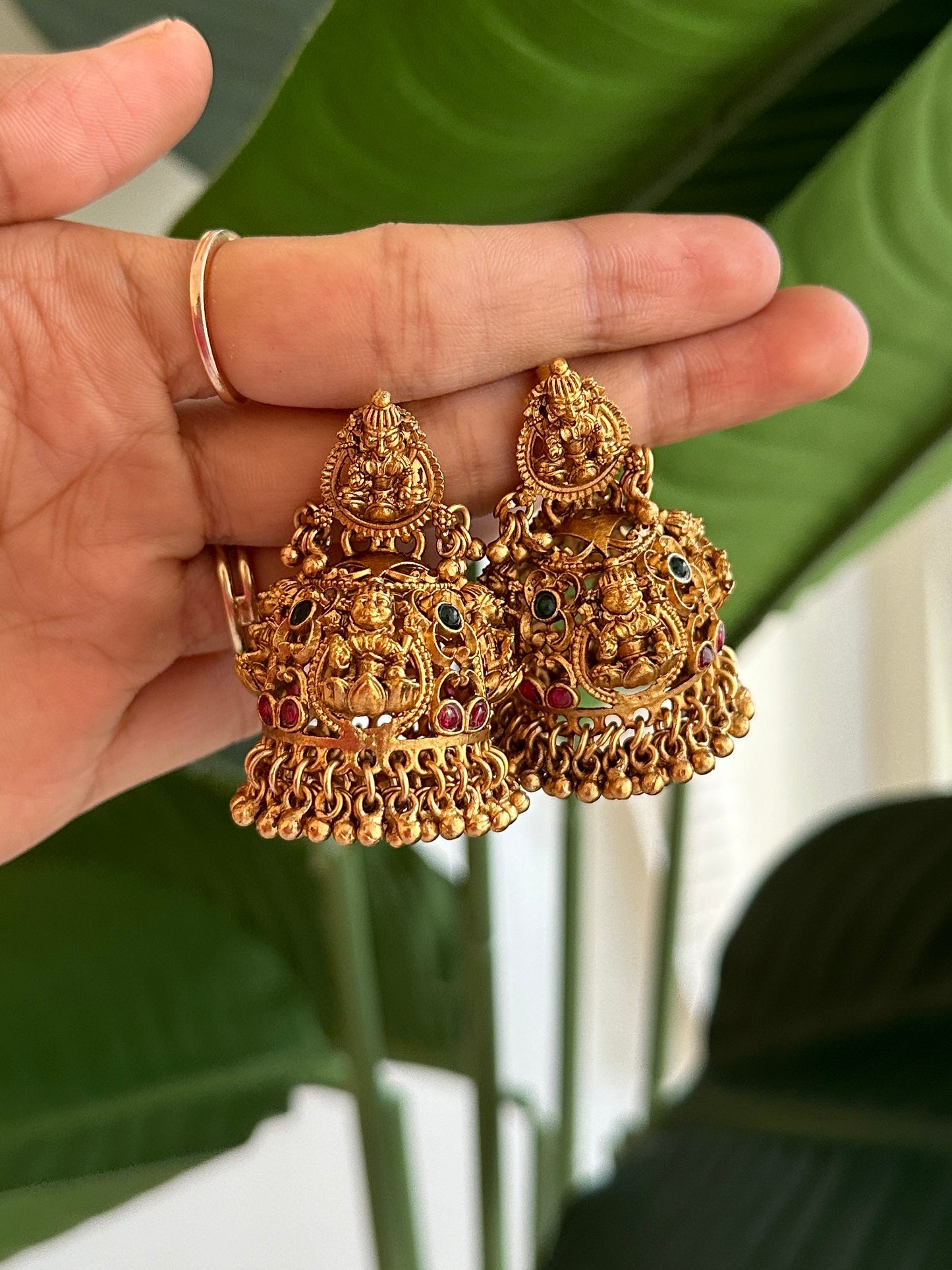 Lakshmi Jhumkas
