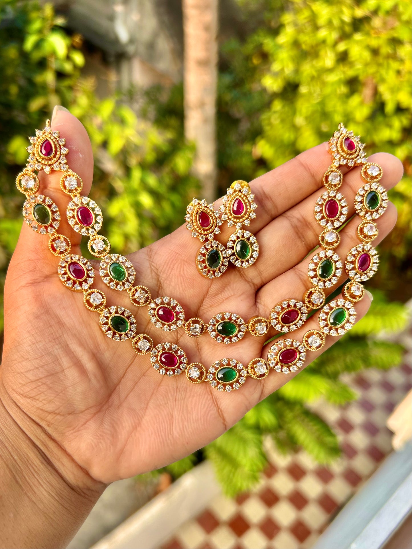 Srinidhi 2 Layer Necklace