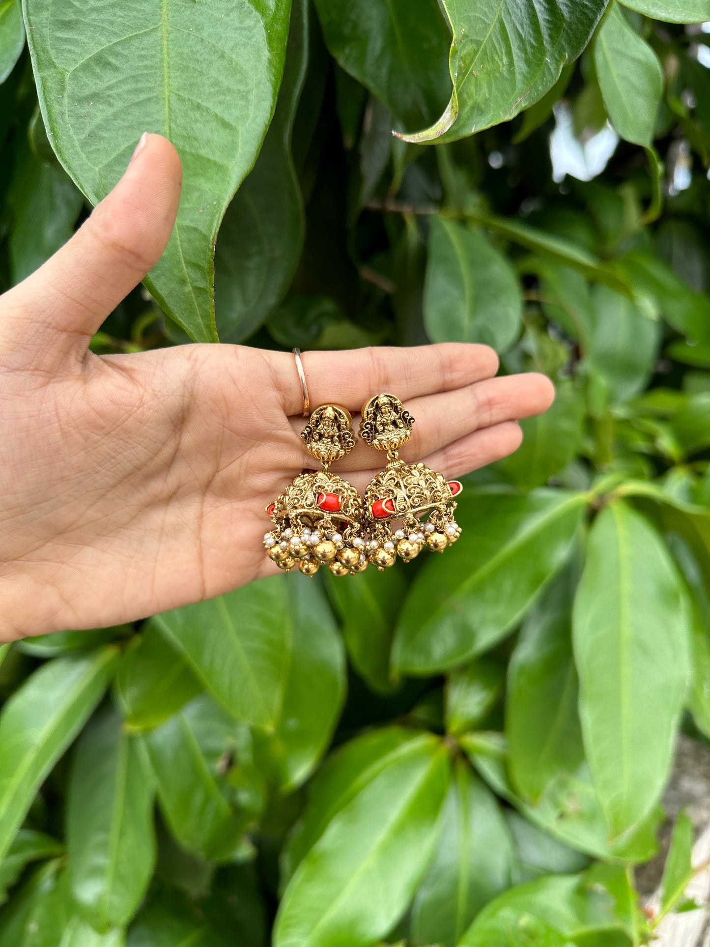 Gold Lookalike Premium Jhumkas