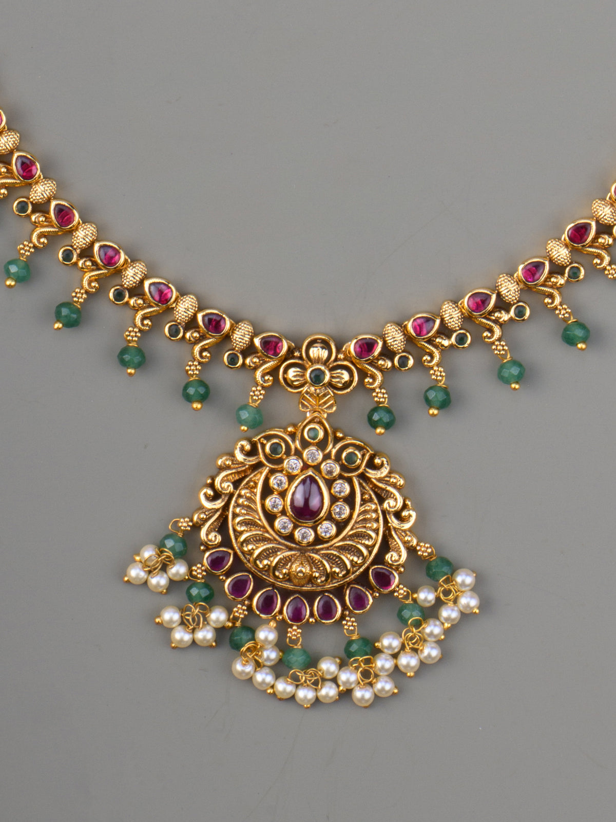 Aashri Kempu Necklace