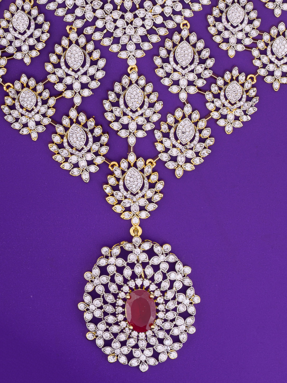 Yernika Diamond Mid Haaram set