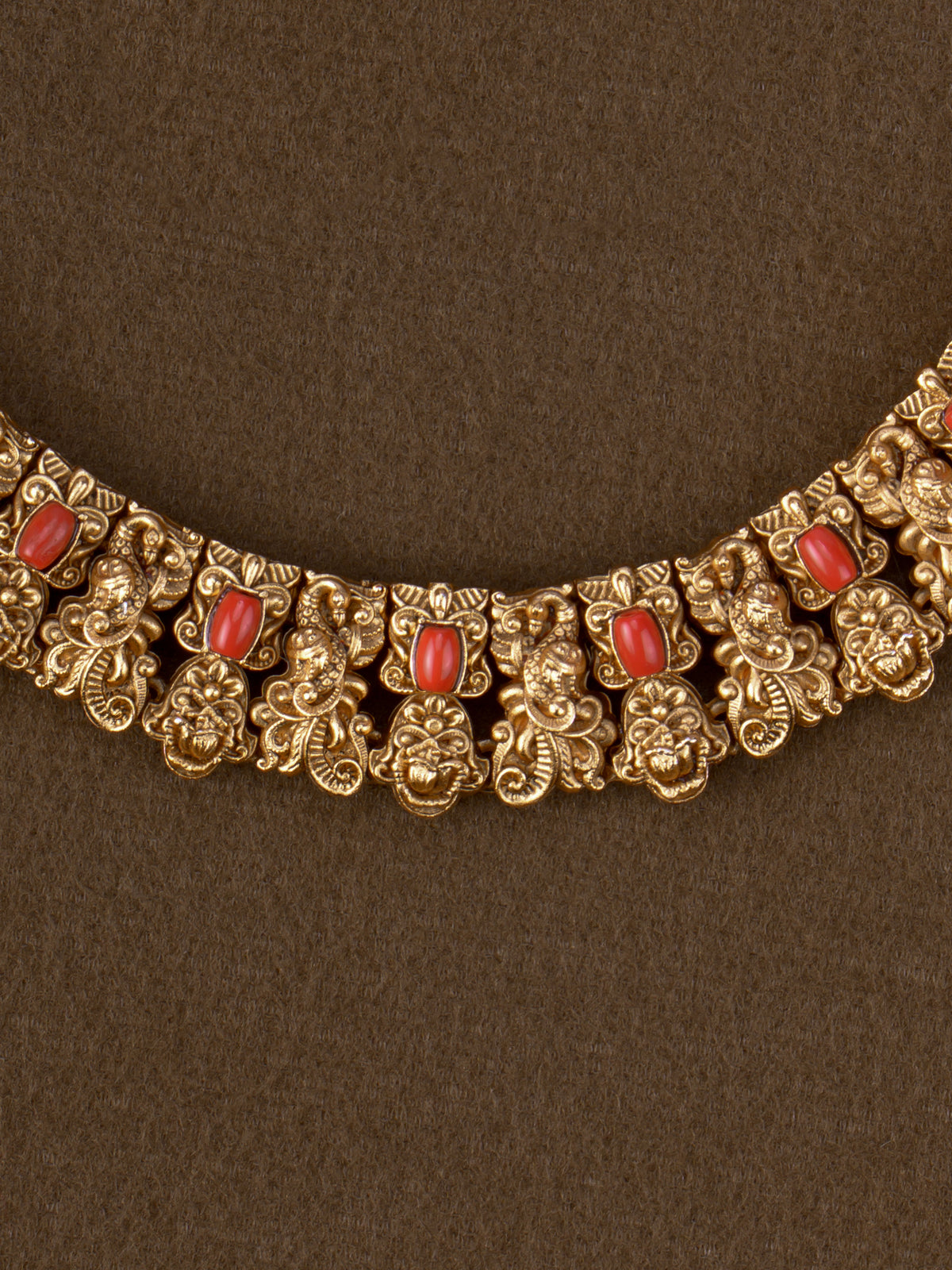 Vamsha Coral x Antique Necklace(Budgeted)
