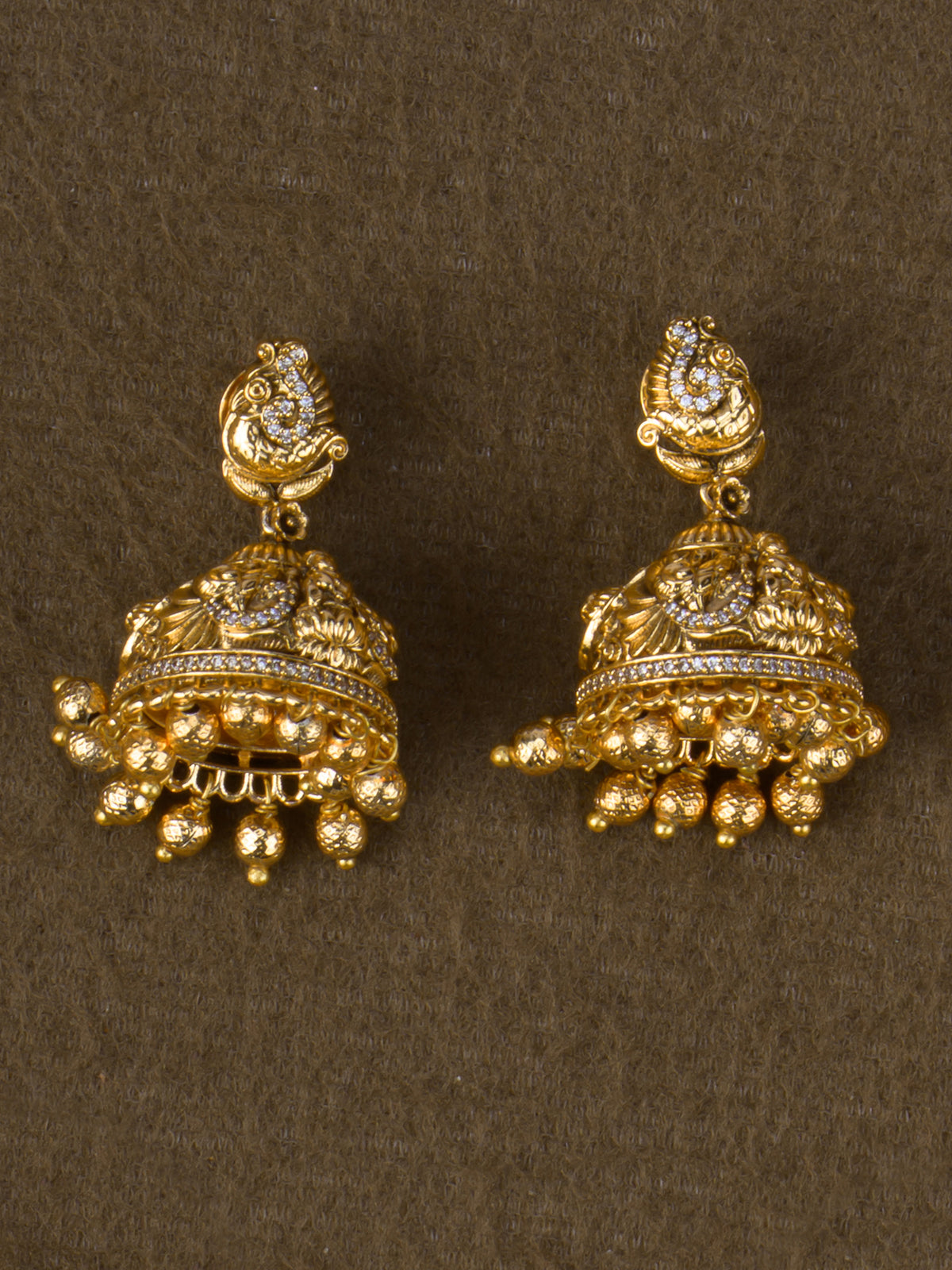 Kanaka Lakshmi Necklace Set - matching jhumkas