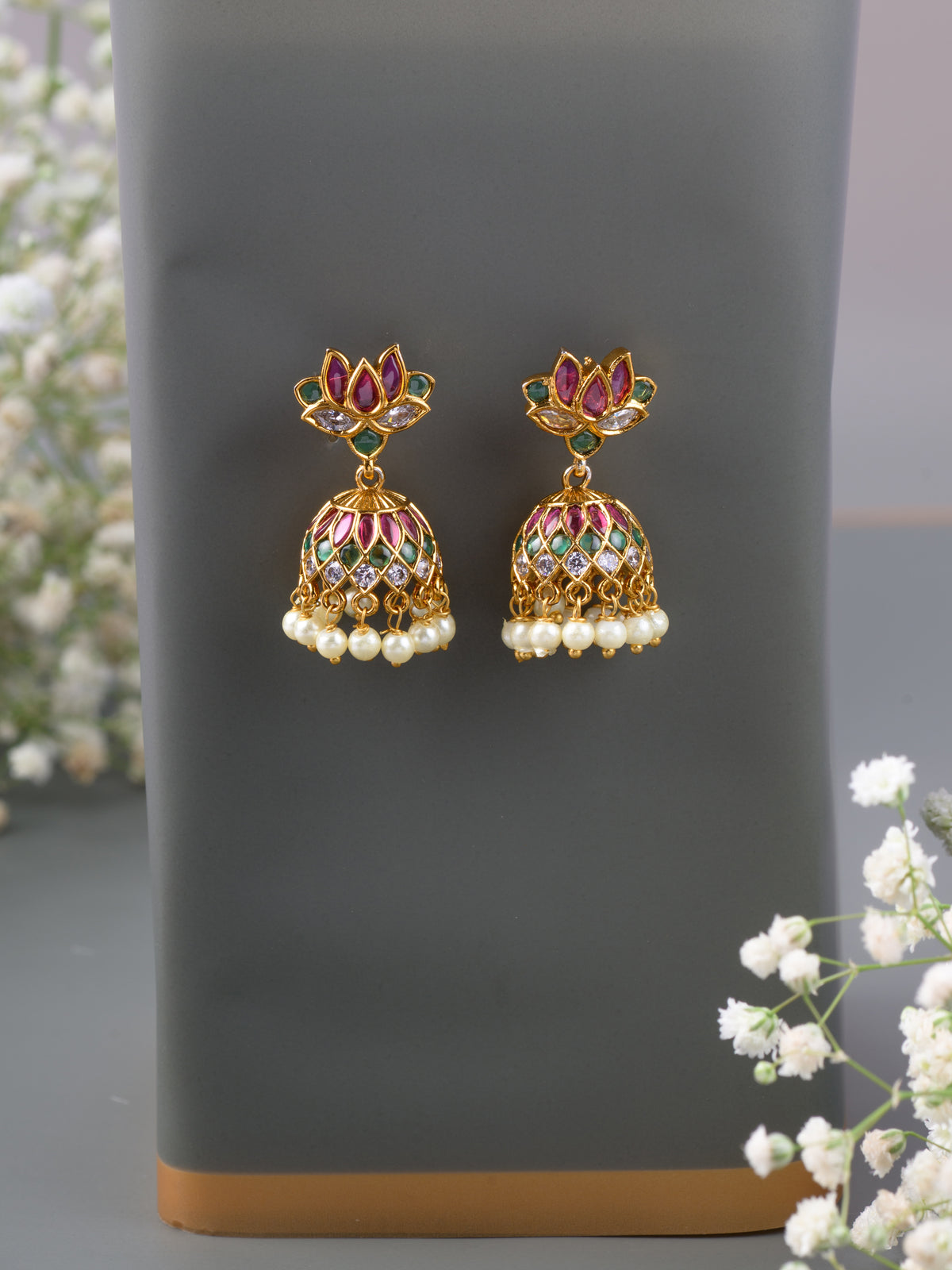 Padmasri Kempu Jhumkas