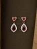 Kite Stone AD Drop Earrings