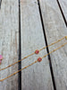 Kempu Hexagon Anklets