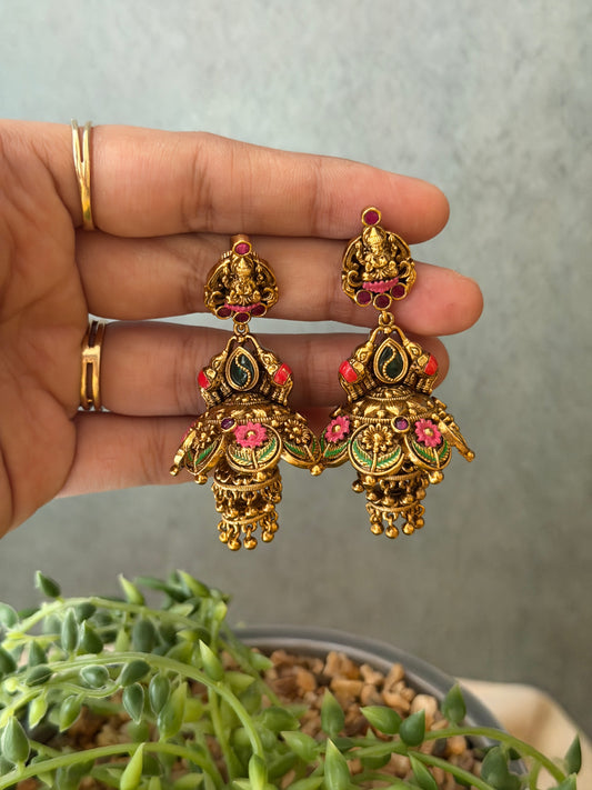 Nalini Dual Layer Jhumka