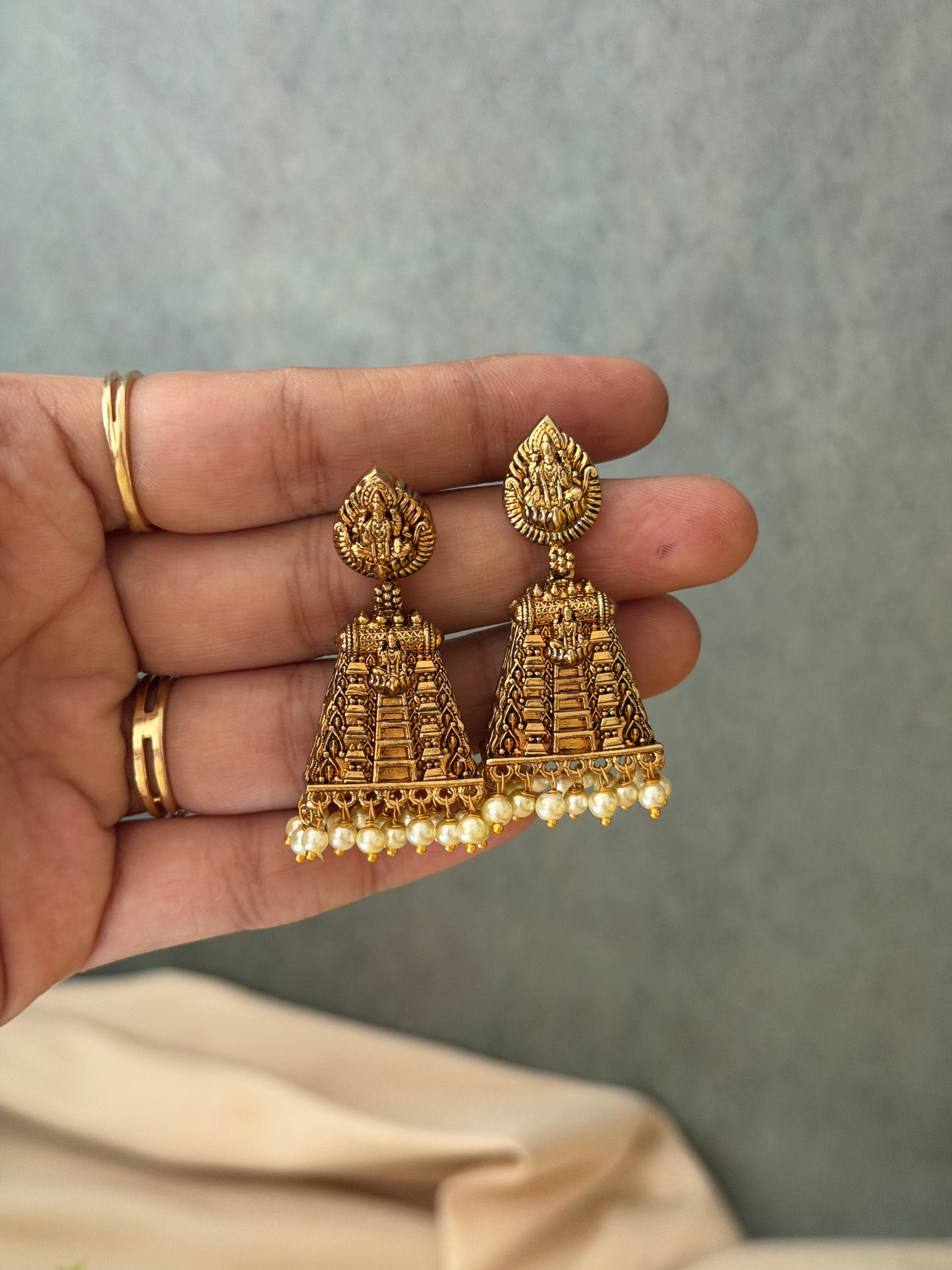 Srirangam premium Jhumkas