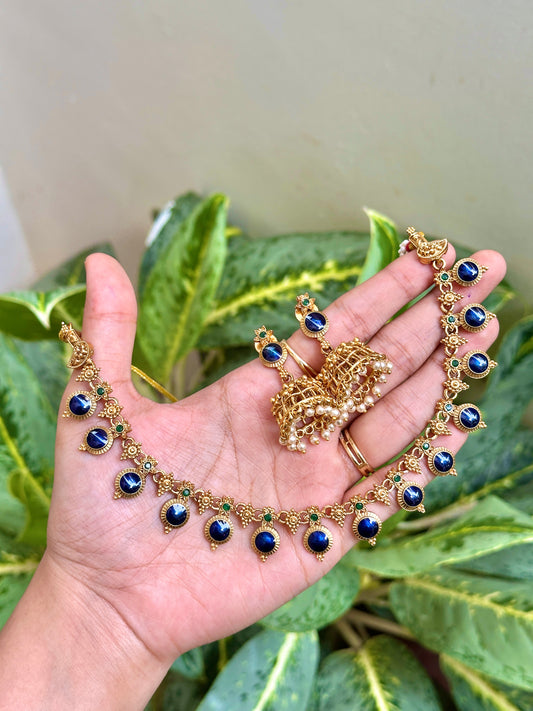 Sapphire Chakra Choker