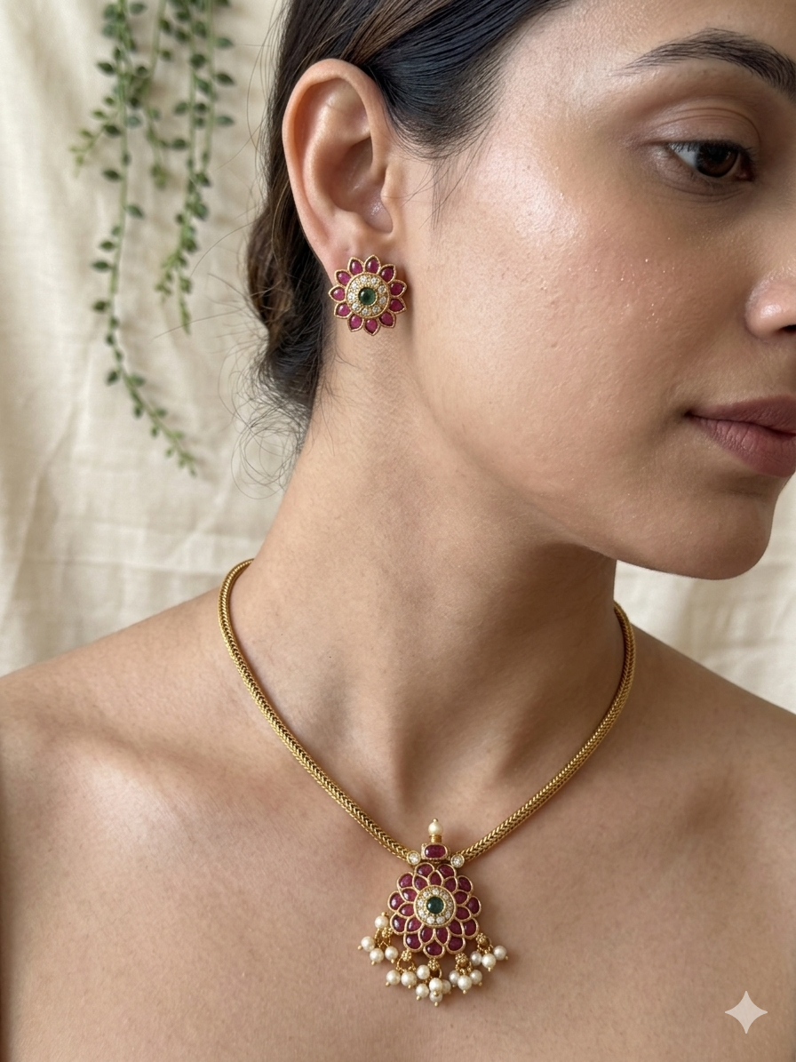 Dhavini Kemp Floral Attigai