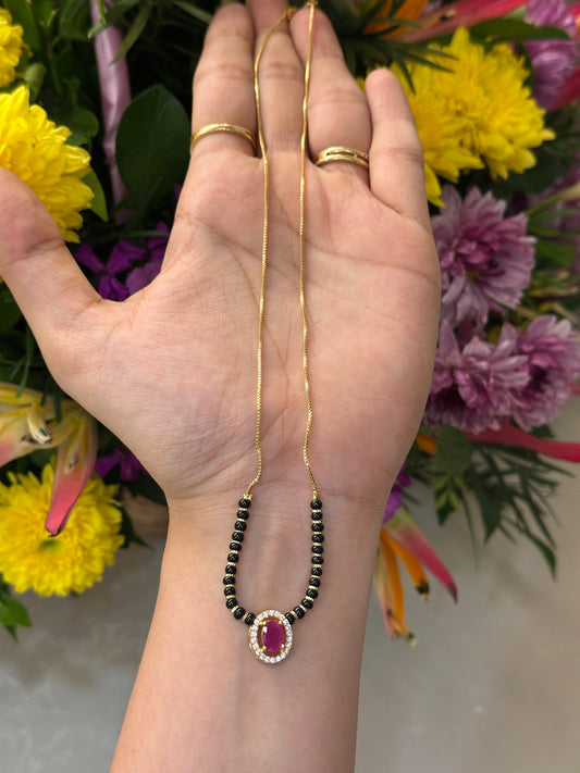 Belle Ruby Mangalsutra