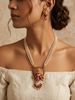 Ganesha Pearl chain (Red)