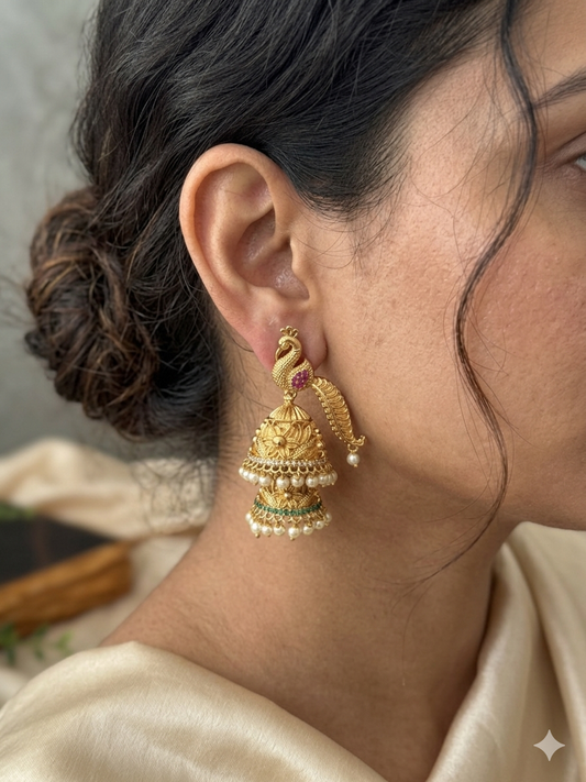 Mukul Dual Layer Jhumka