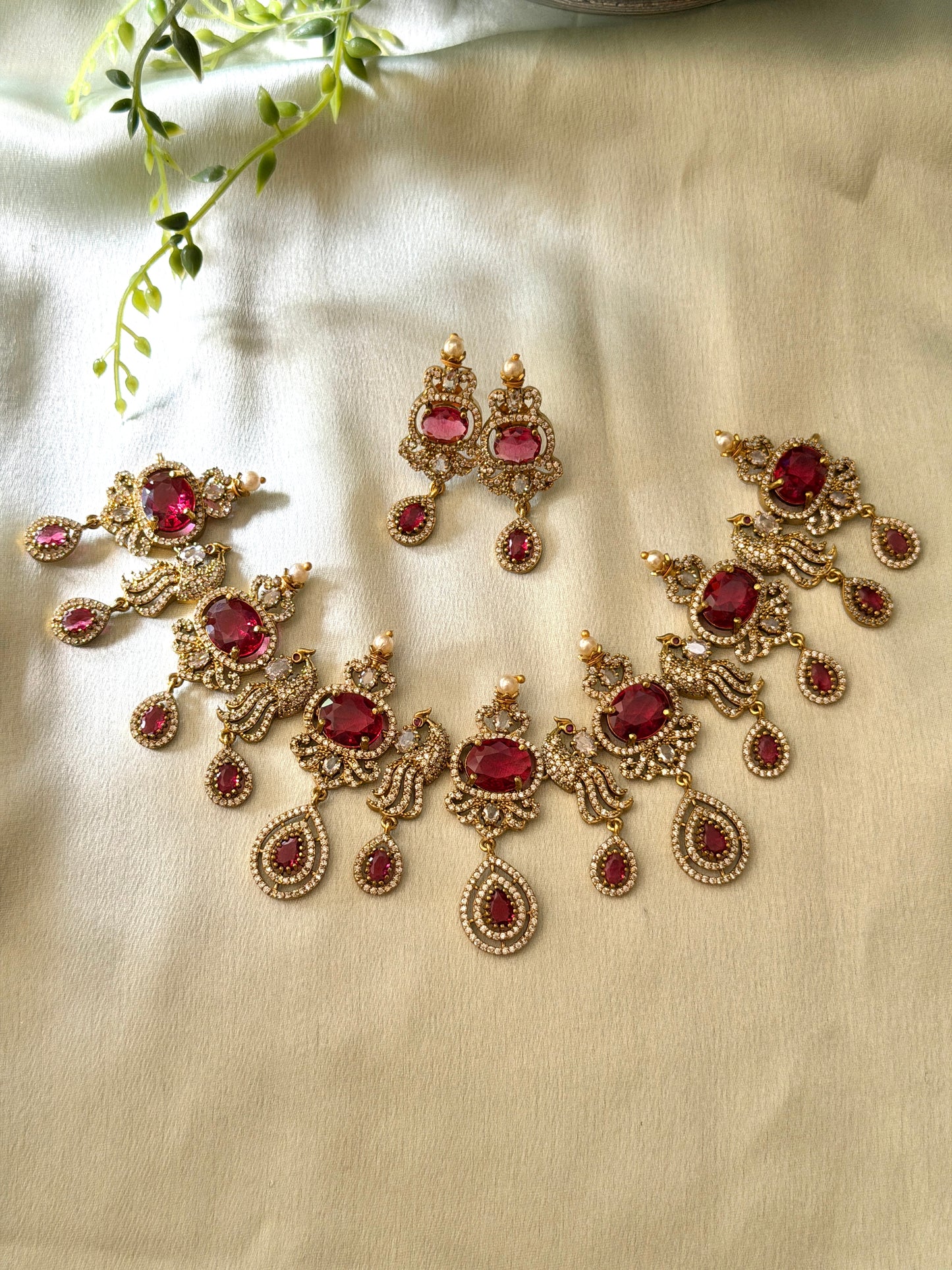 Sneha Inspired AD Necklace
