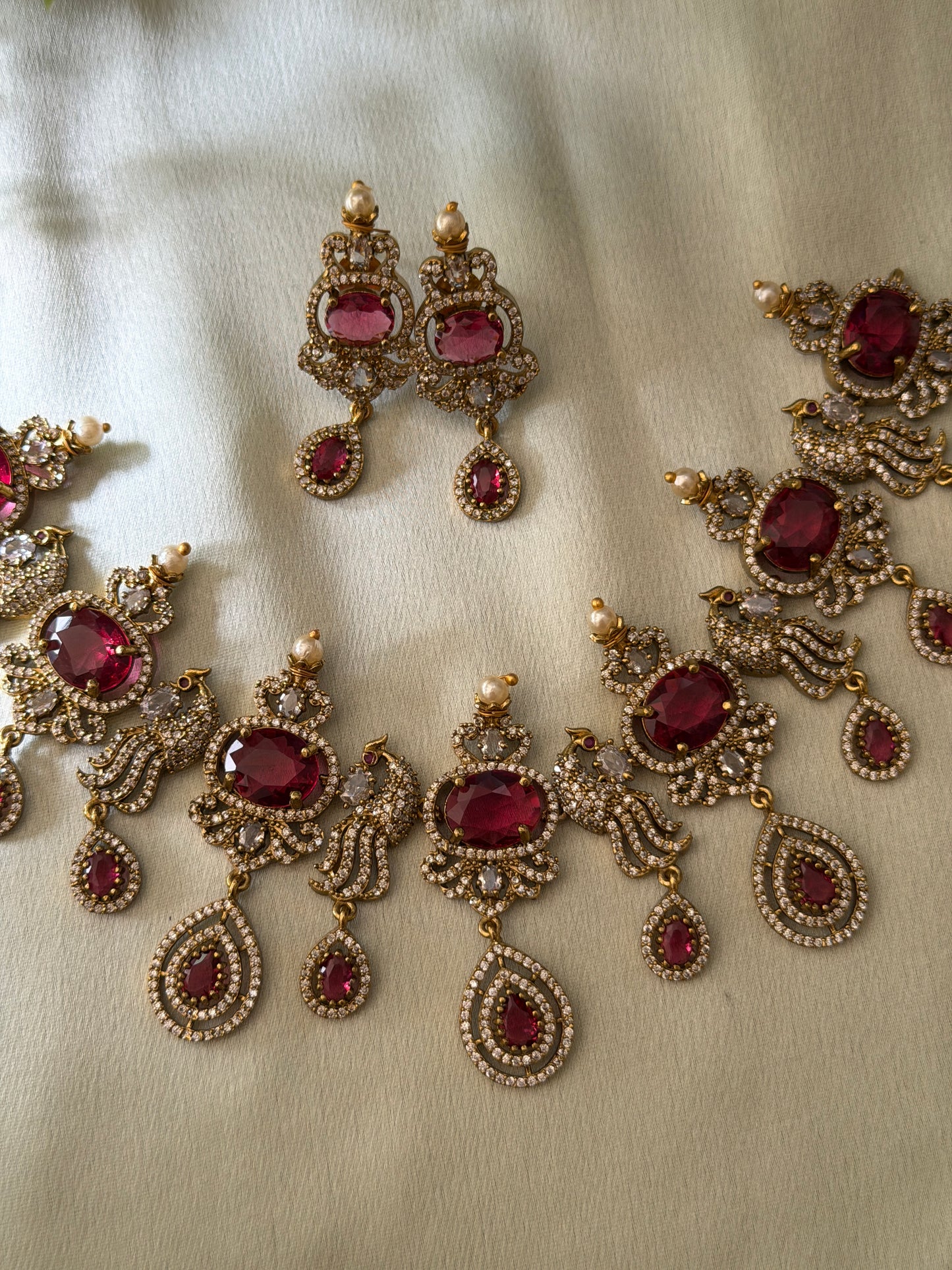 Sneha Inspired AD Necklace