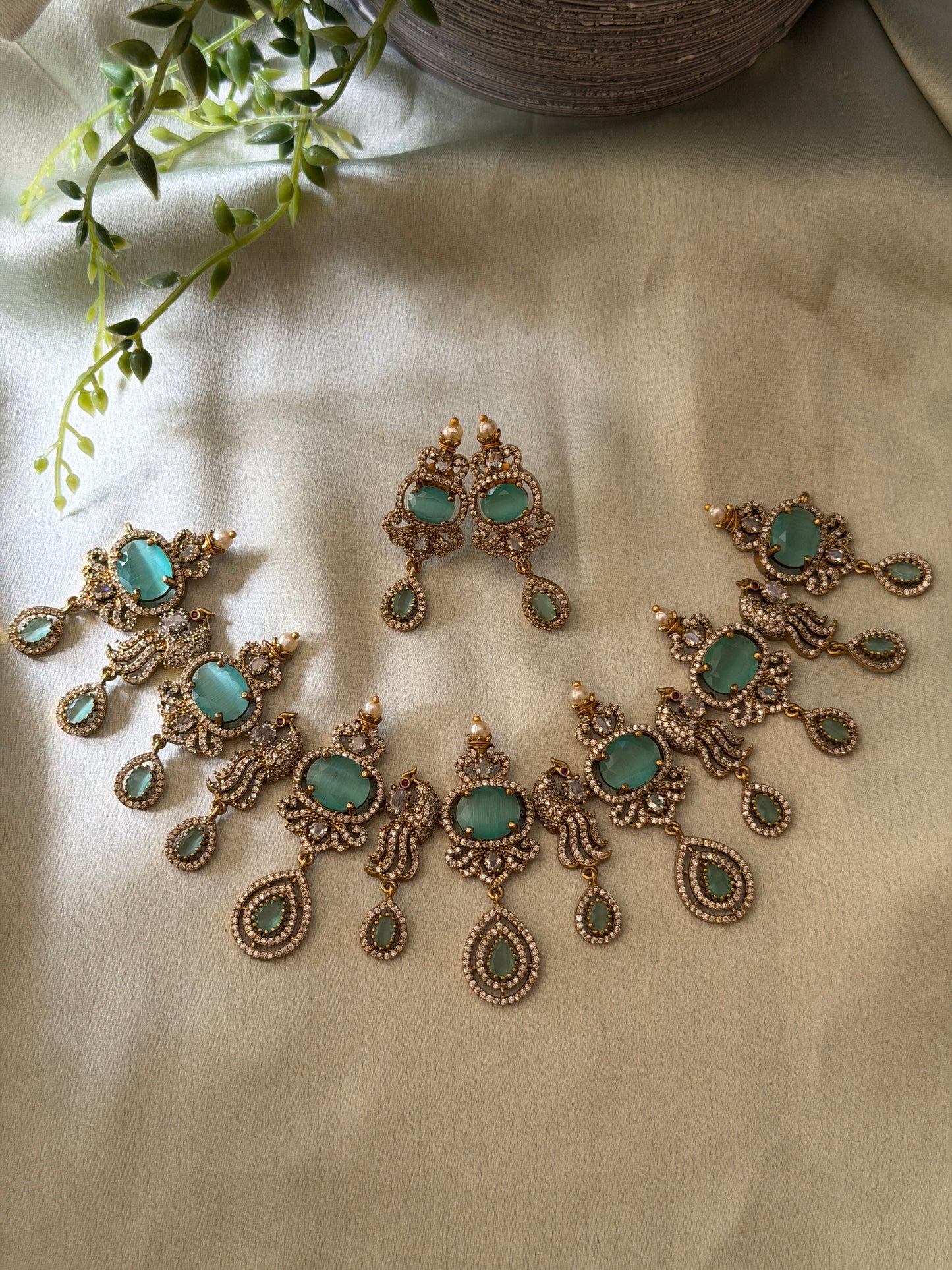Sneha Inspired AD Necklace