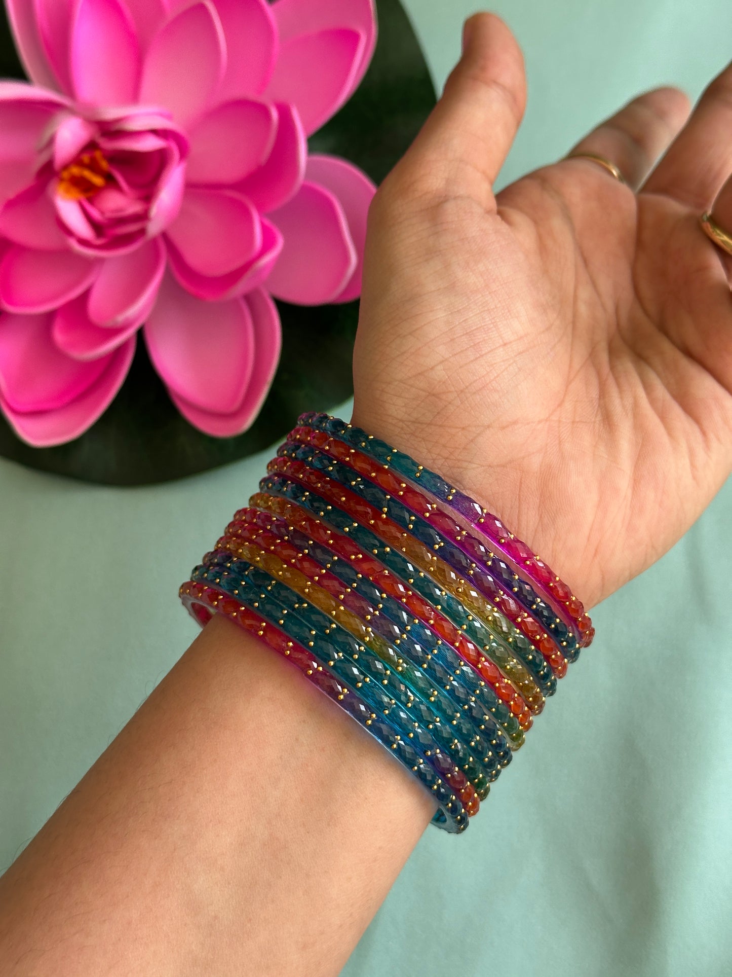 Kushi Diamond Cut Bangles