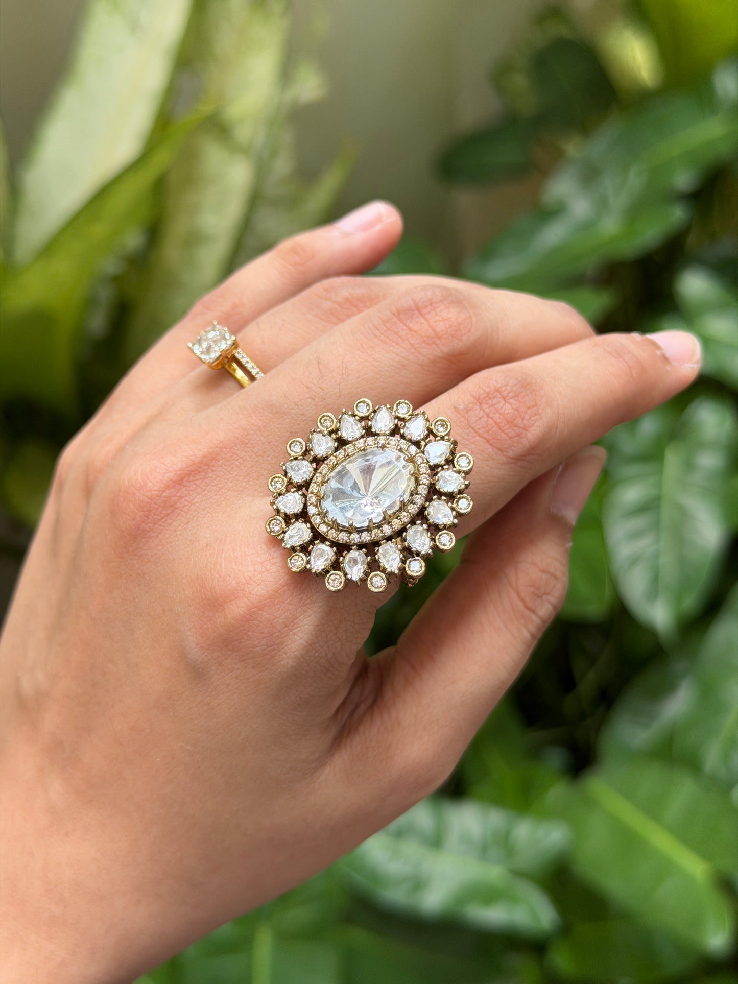 Precious Mozonite Rings