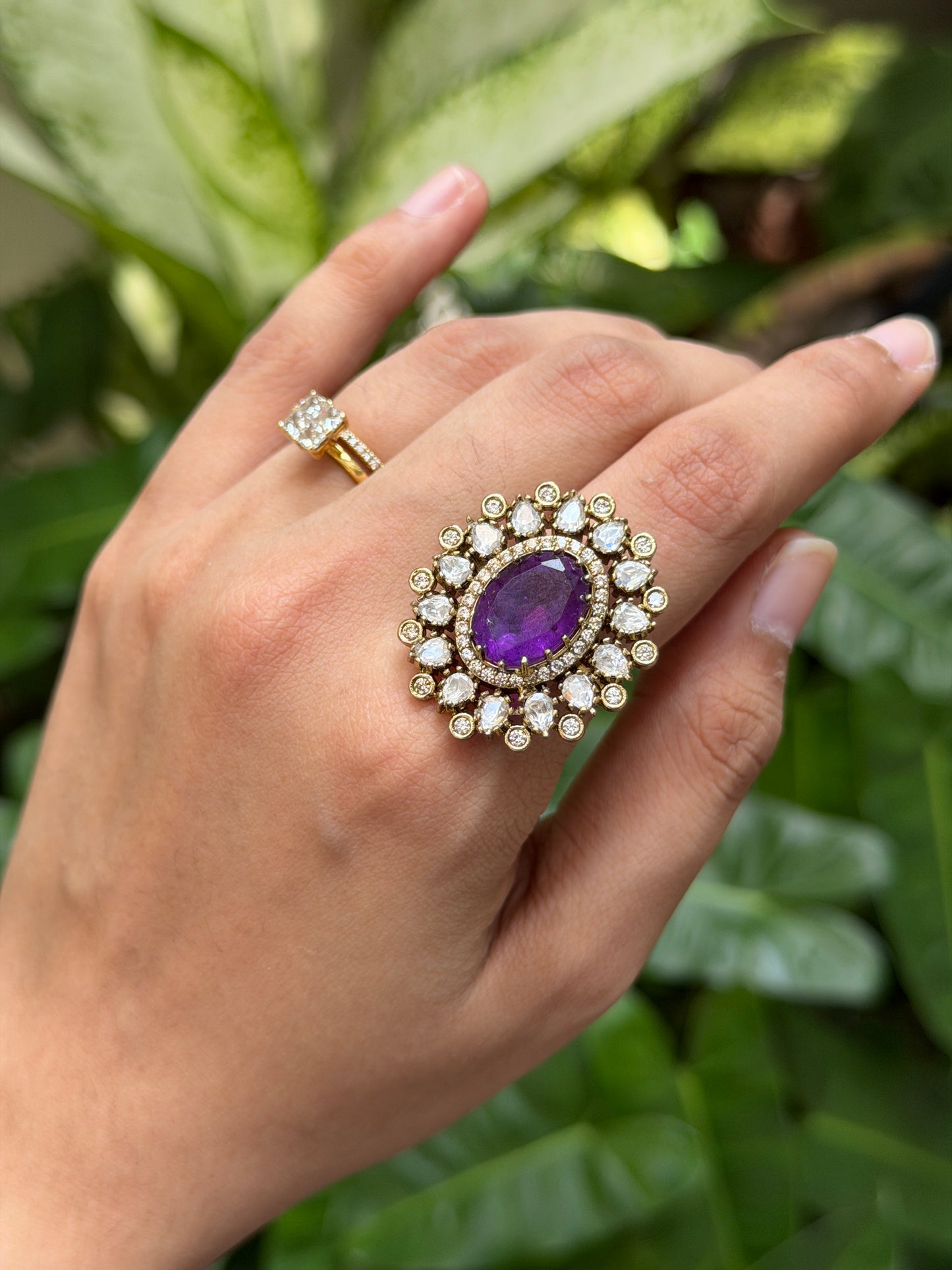 Precious Mozonite Rings