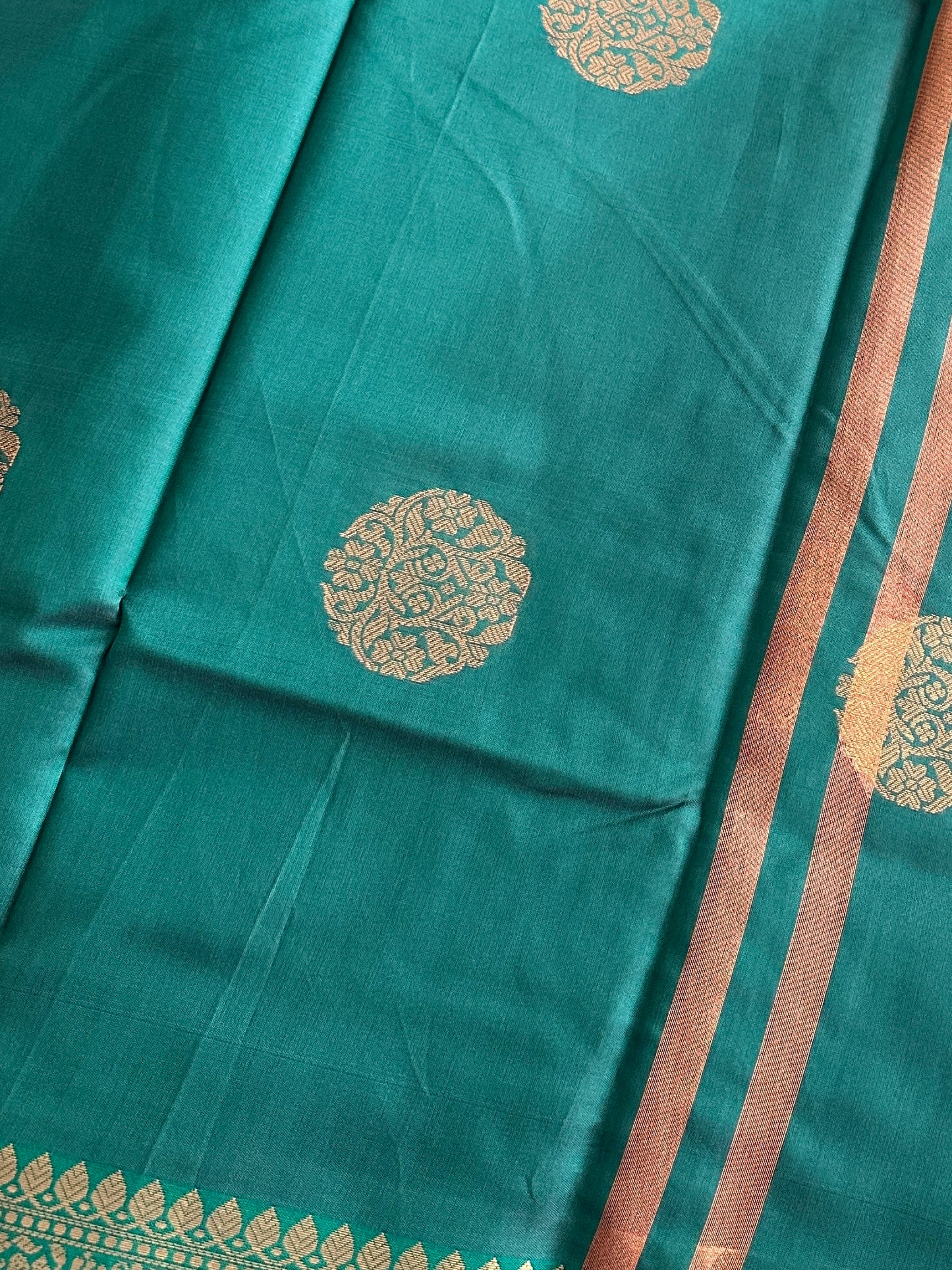 Raani Pink Semi Silk Saree