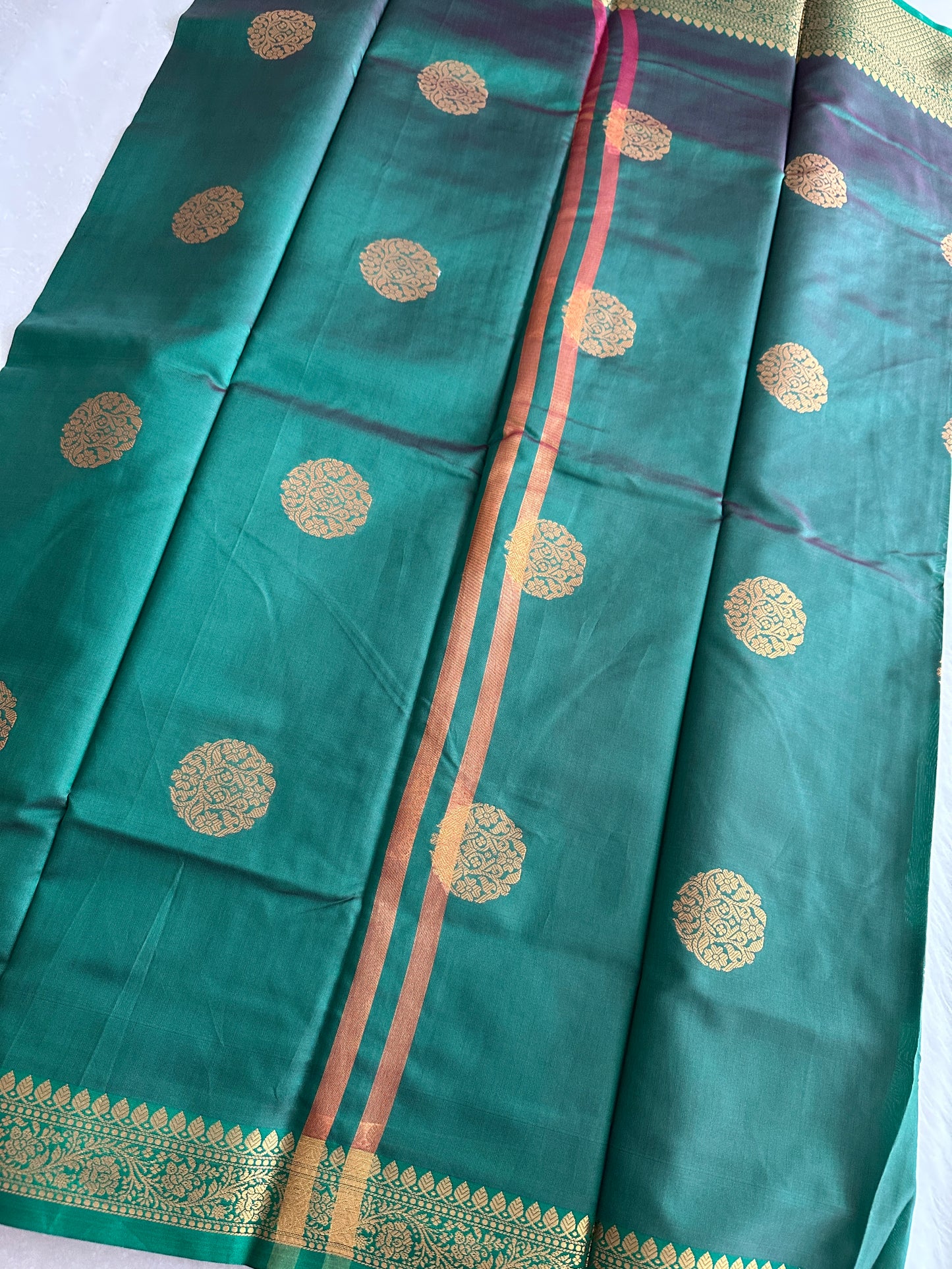 Raani Pink Semi Silk Saree