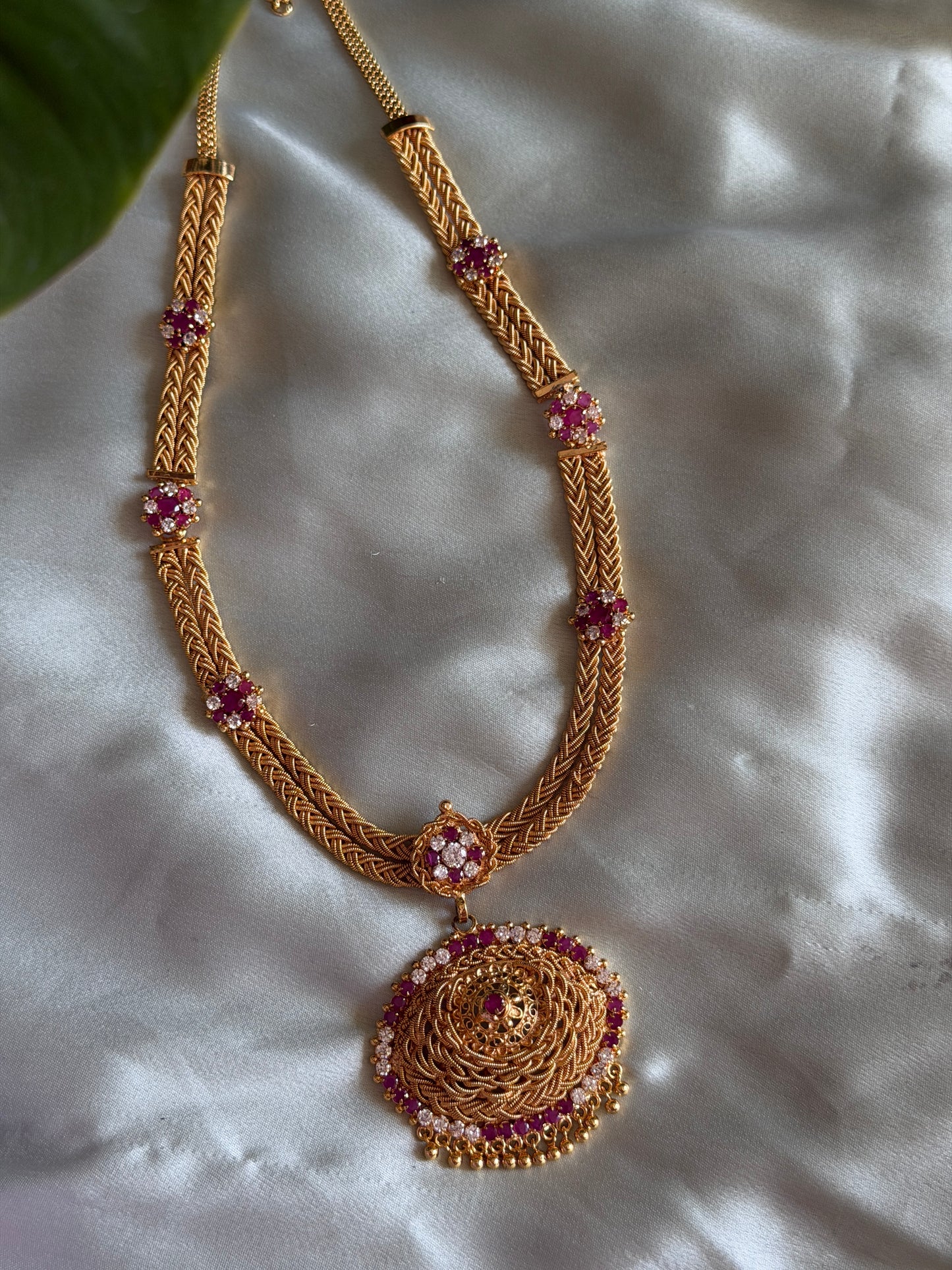 OG plated Sukeshini Long Necklace
