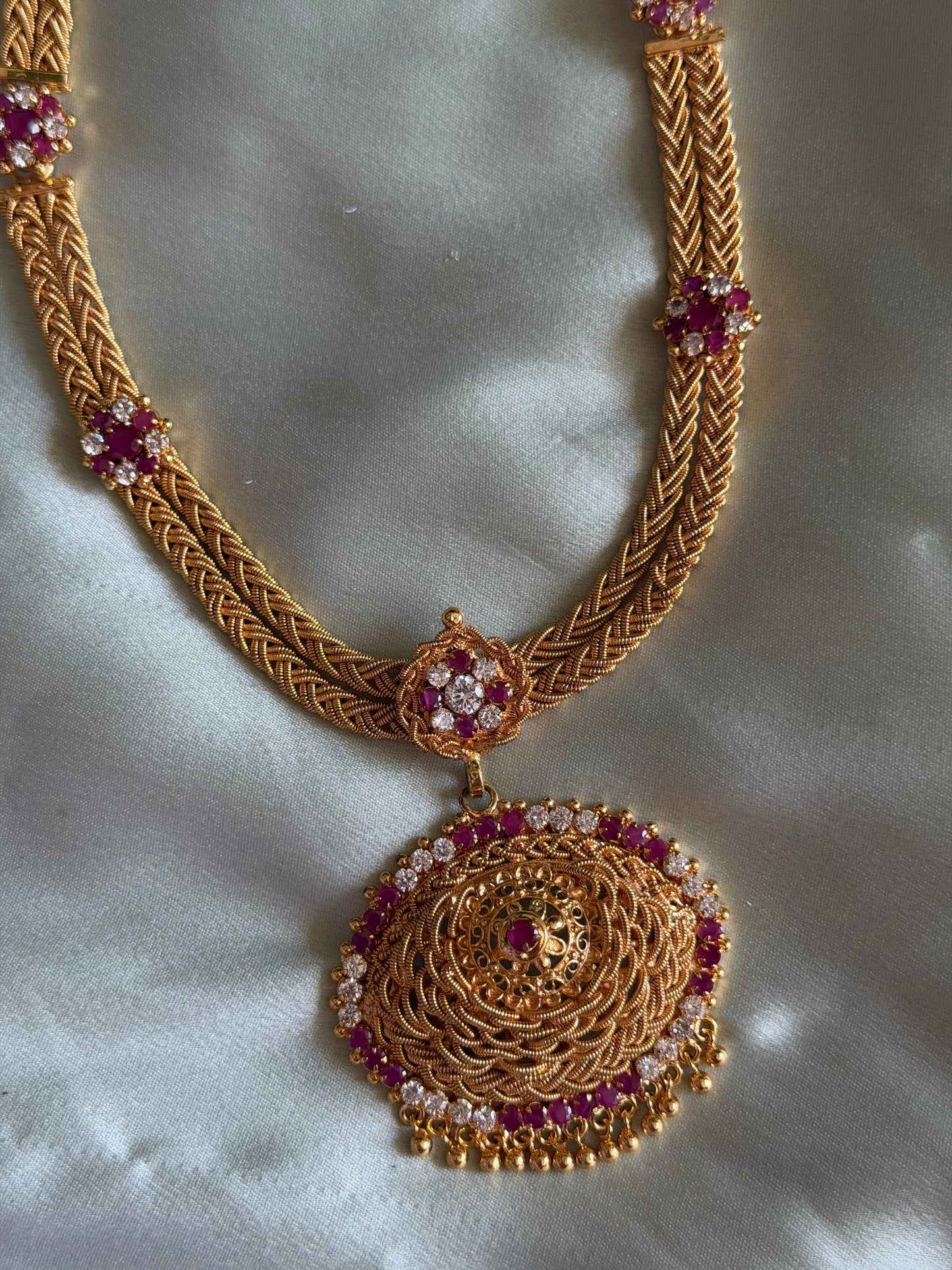 OG plated Sukeshini Long Necklace