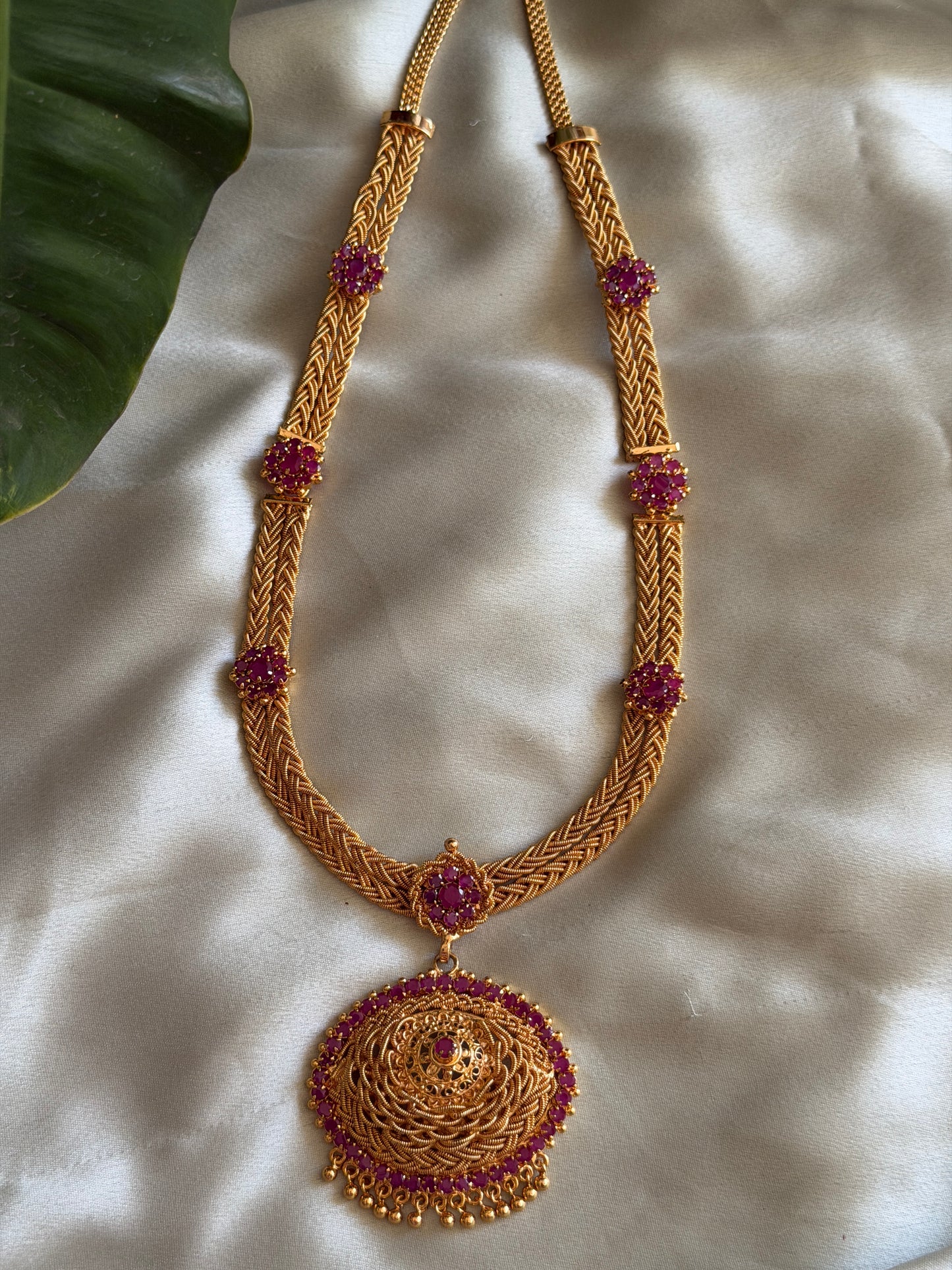 OG plated Sukeshini Long Necklace