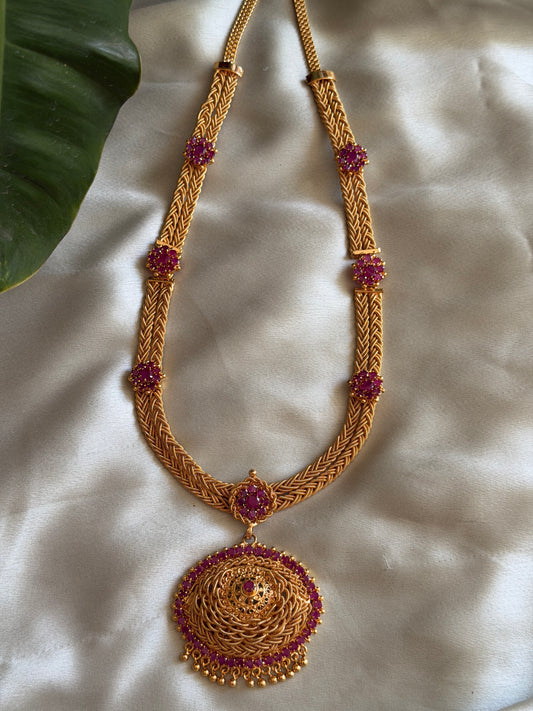 OG plated Sukeshini Long Necklace