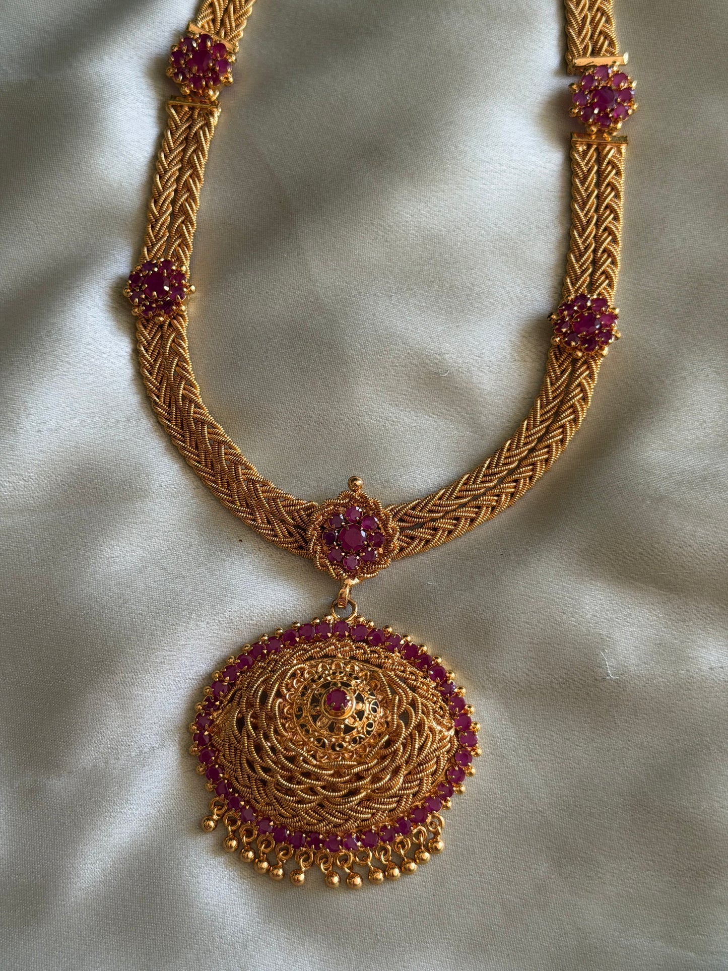 OG plated Sukeshini Long Necklace