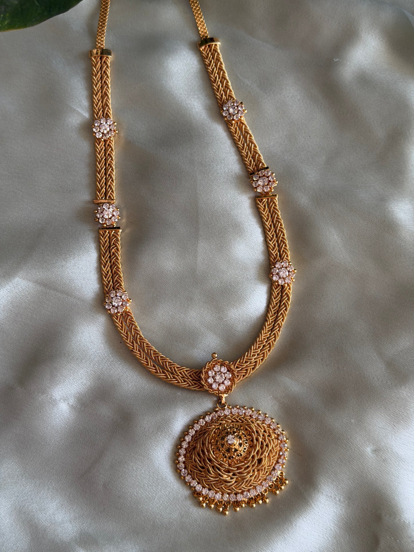 OG plated Sukeshini Long Necklace