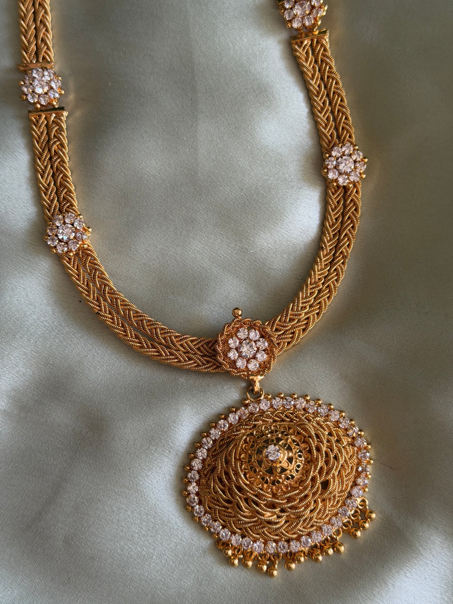 OG plated Sukeshini Long Necklace