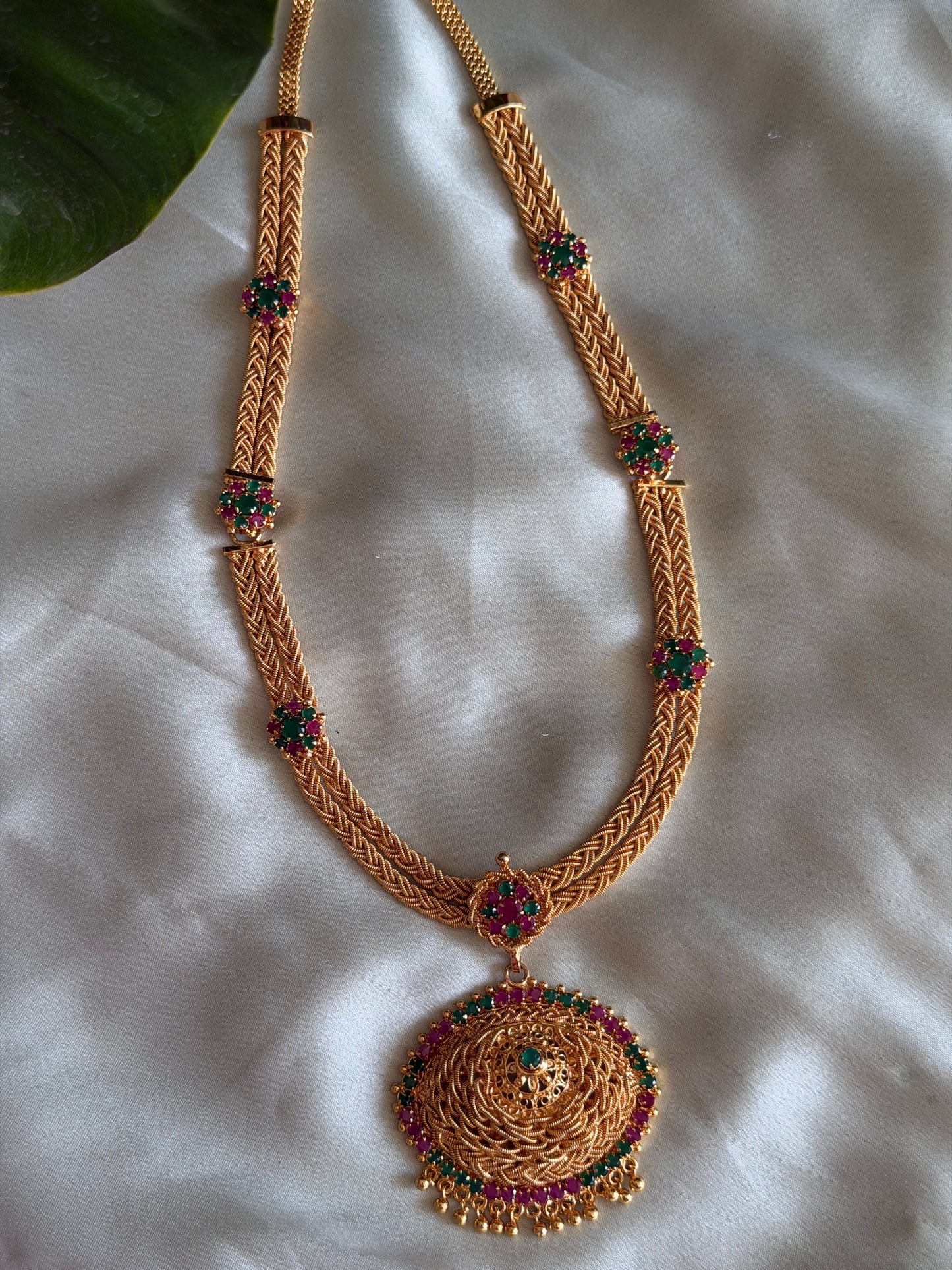 OG plated Sukeshini Long Necklace