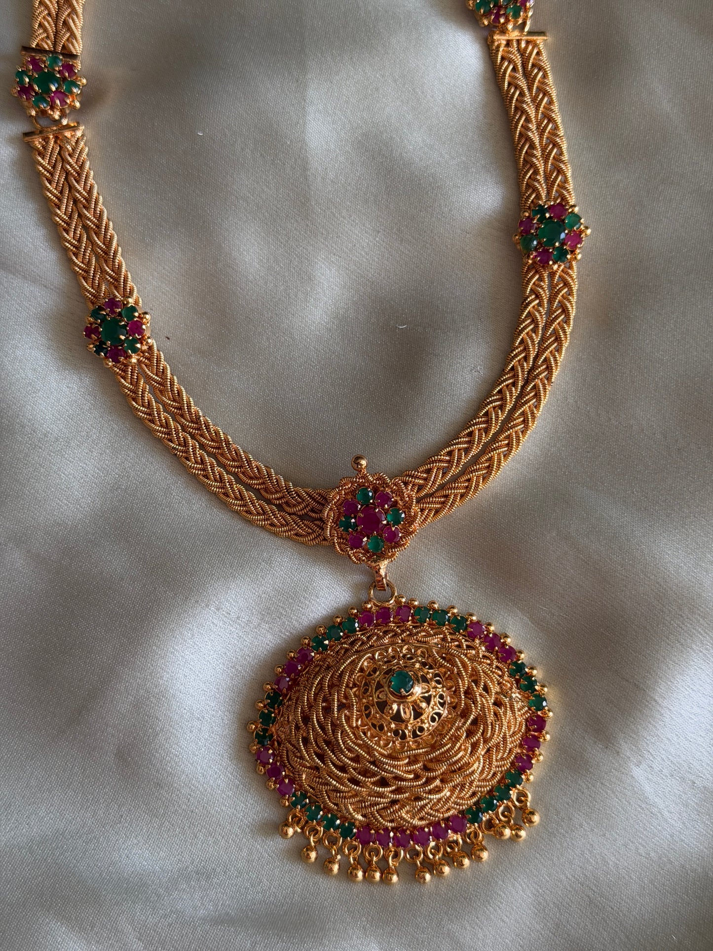 OG plated Sukeshini Long Necklace
