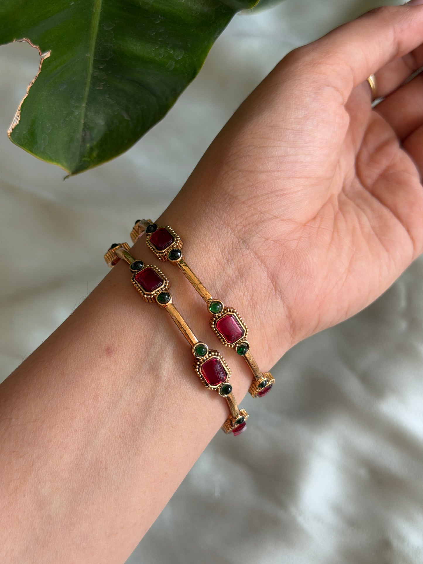 Budgeted Ruby Bangles