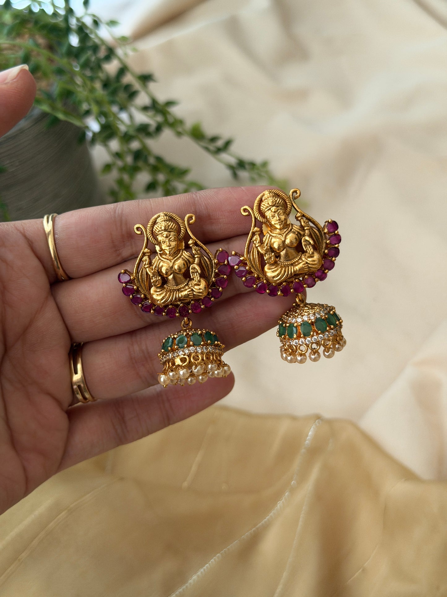 Anumati Devi Jhumkas