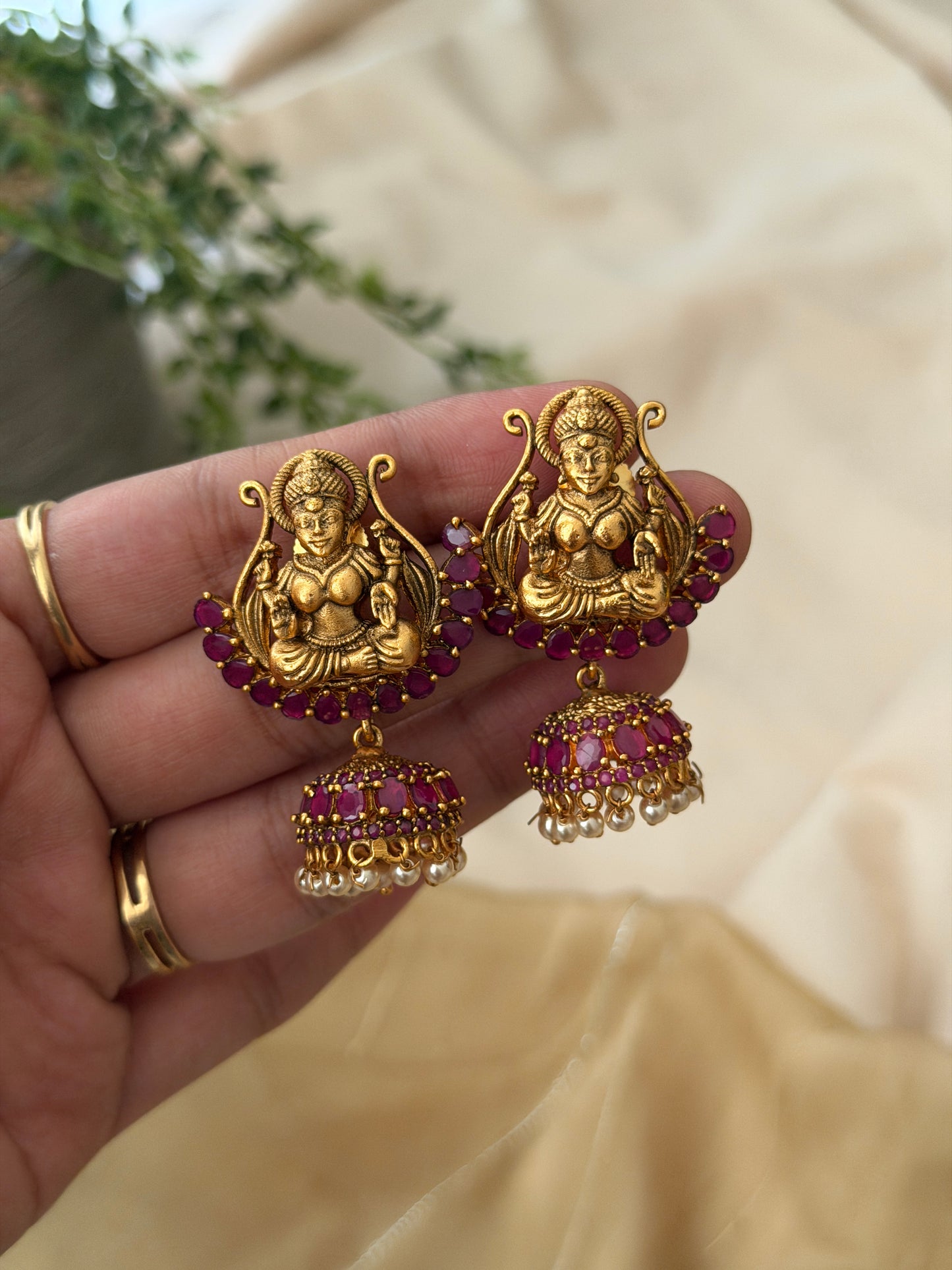 Anumati Devi Jhumkas
