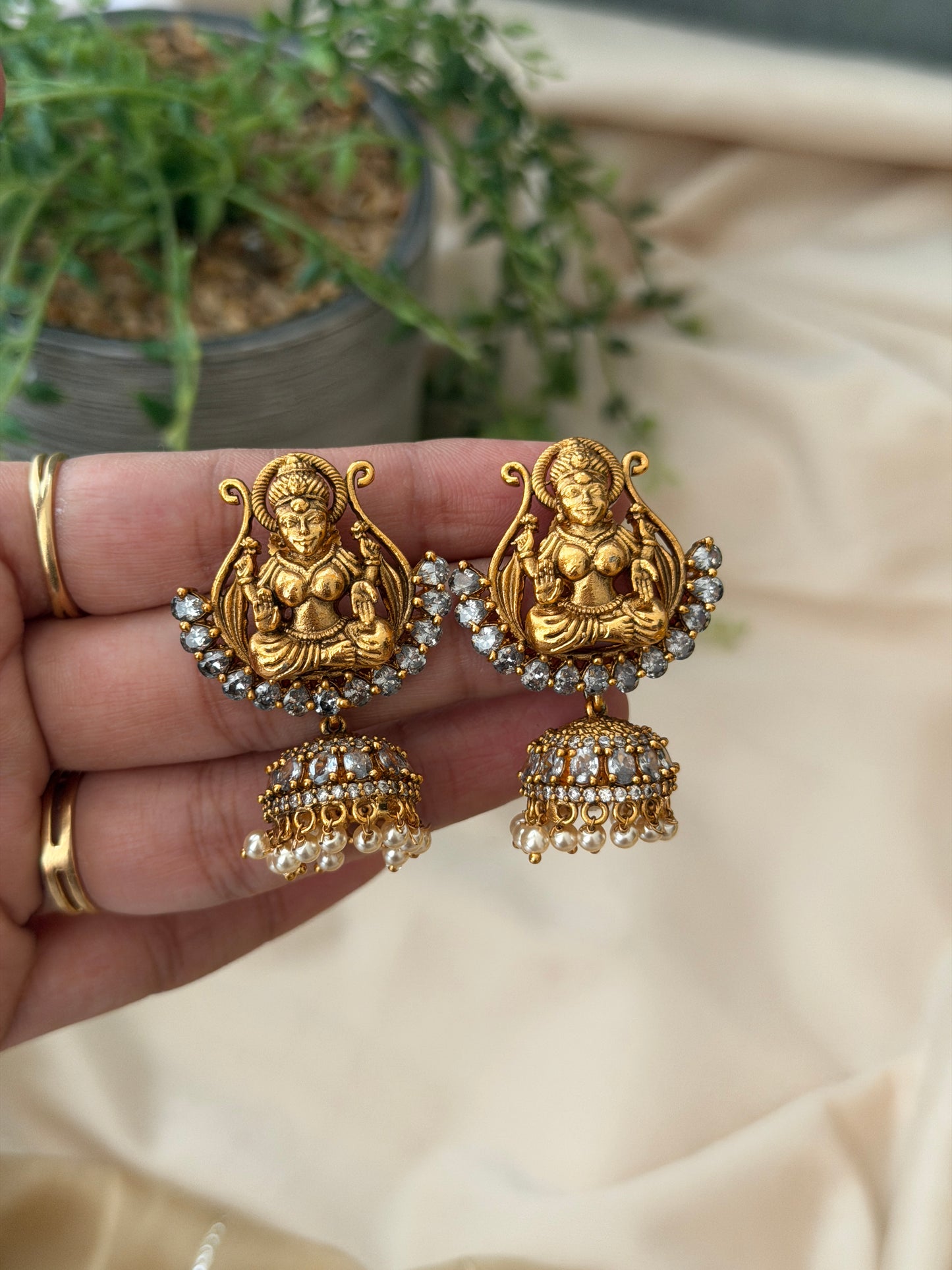 Anumati Devi Jhumkas