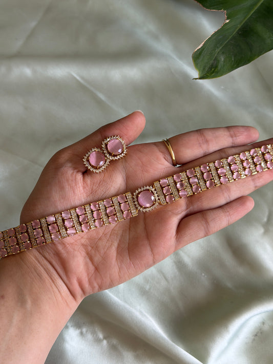 Stone High Neck Choker
